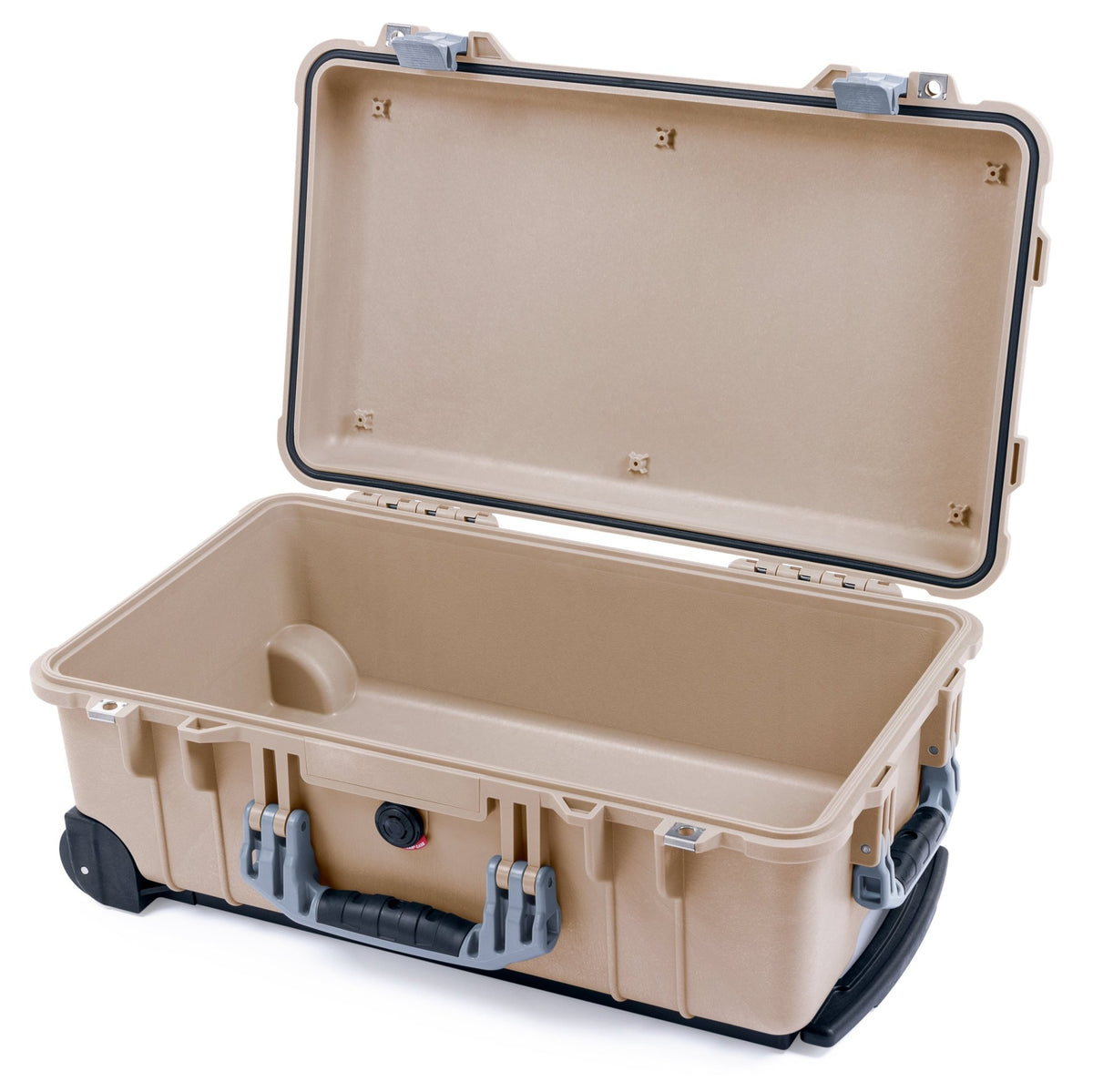 Pelican 1510 Case - Desert Tan &amp; Silver - Empty (Case Only)