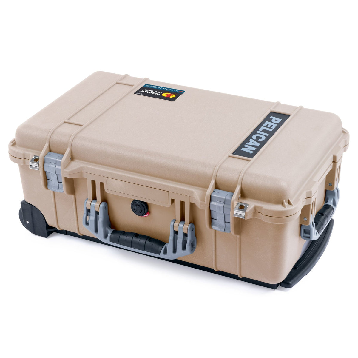 Pelican 1510 Case - Desert Tan &amp; Silver - Empty (Case Only)
