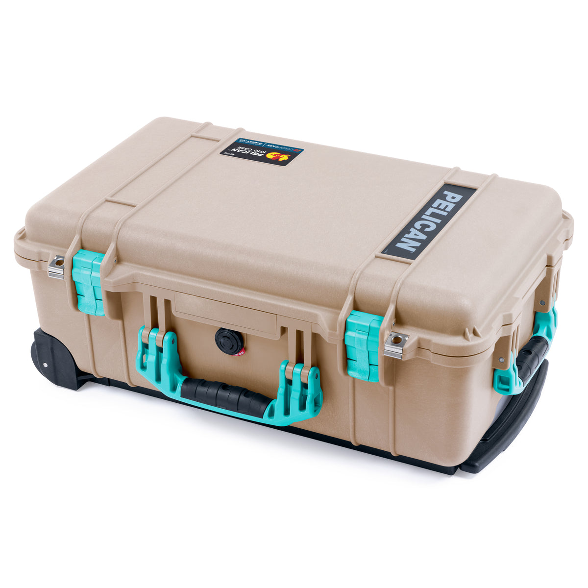 Pelican 1510 Case - Desert Tan &amp; Teal
