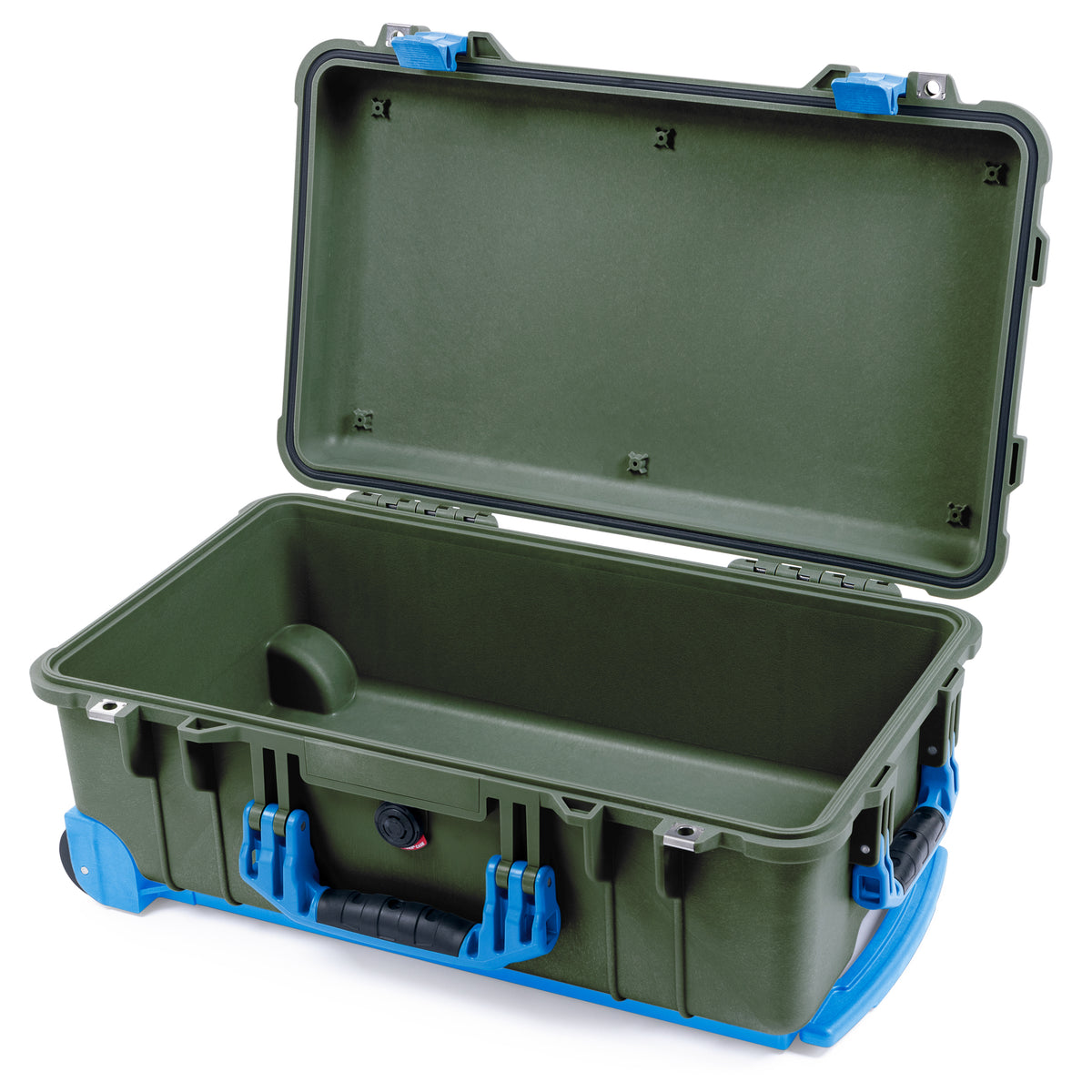 Pelican 1510 Case - OD Green & Blue Trolley