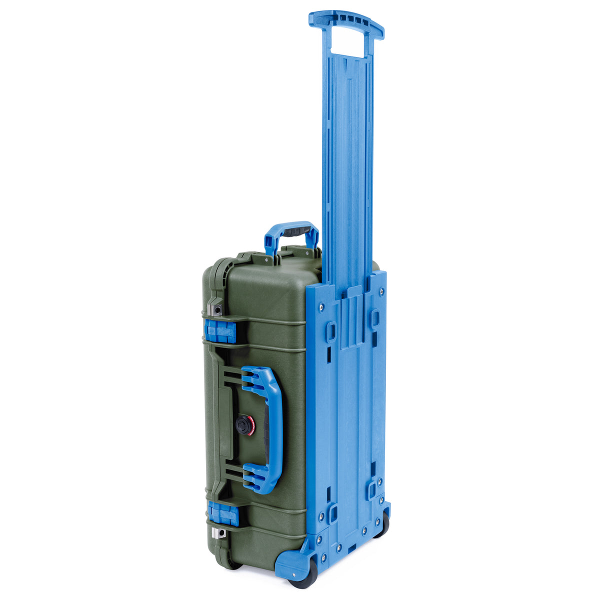 Pelican 1510 Case - OD Green & Blue Trolley