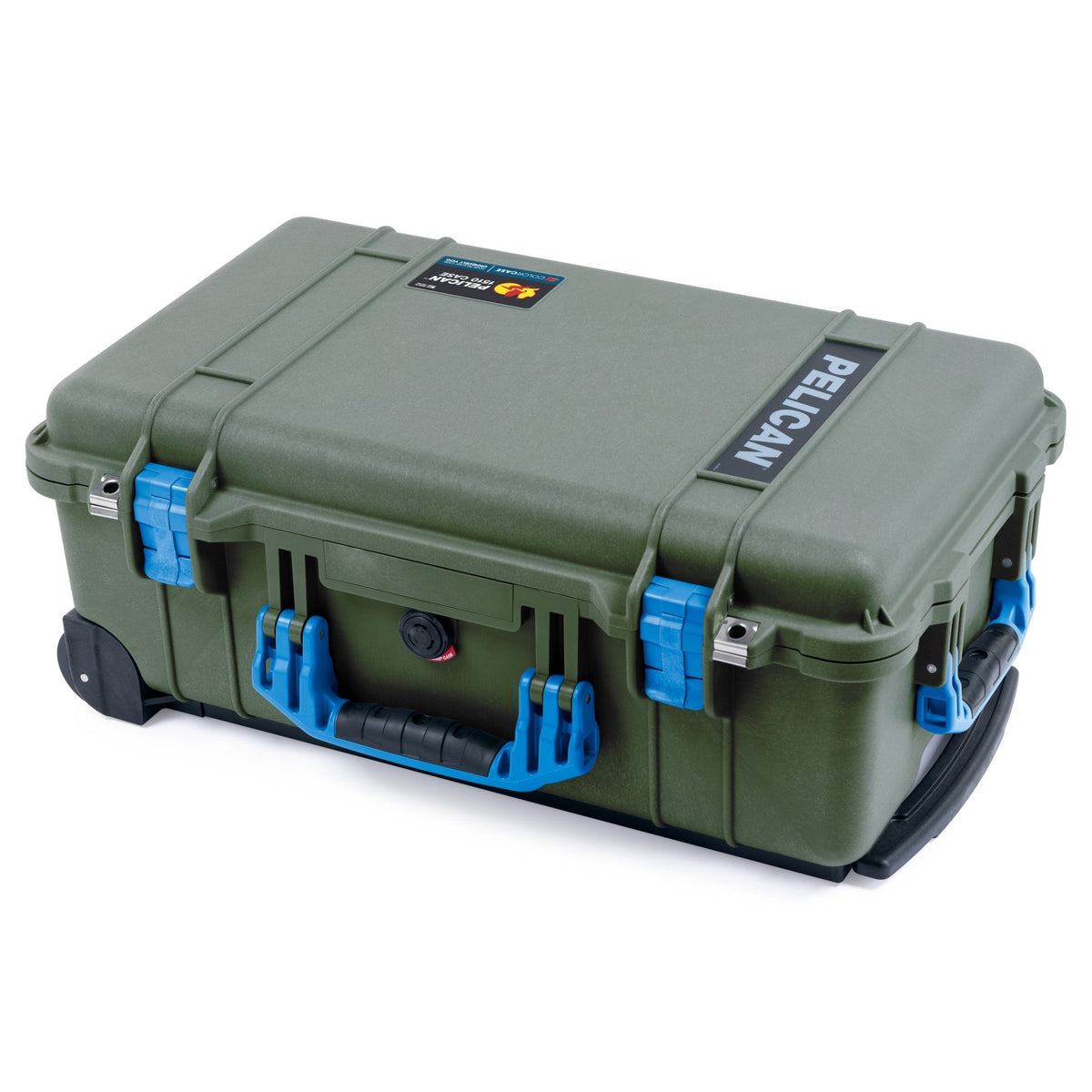 Pelican 1510 Case - OD Green &amp; Blue - Empty (Case Only)