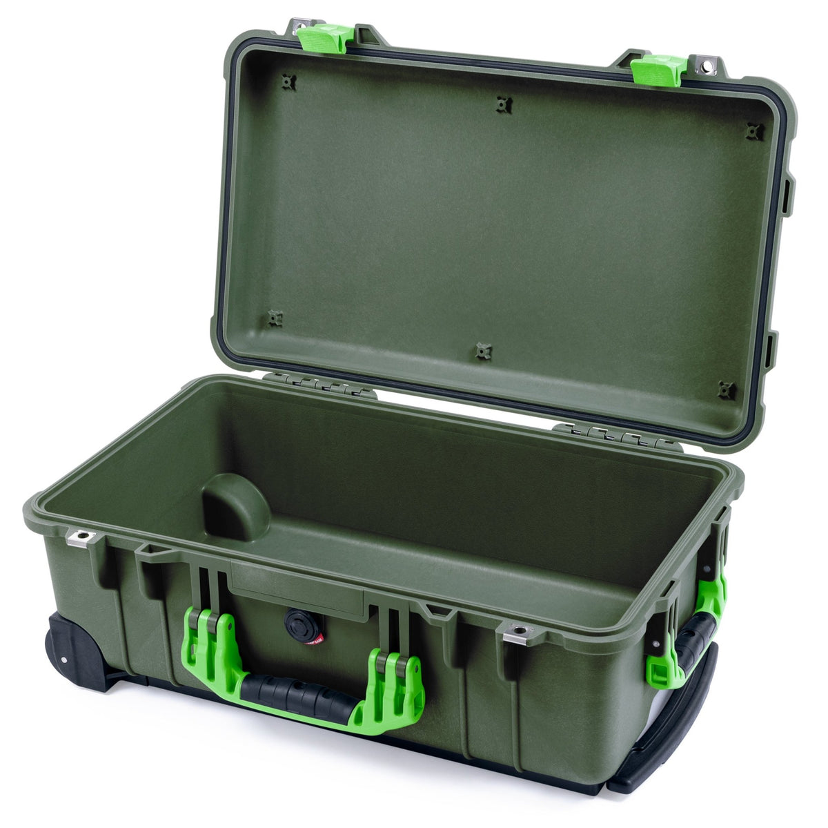 Pelican 1510 Case - OD Green &amp; Lime Green - Empty (Case Only)