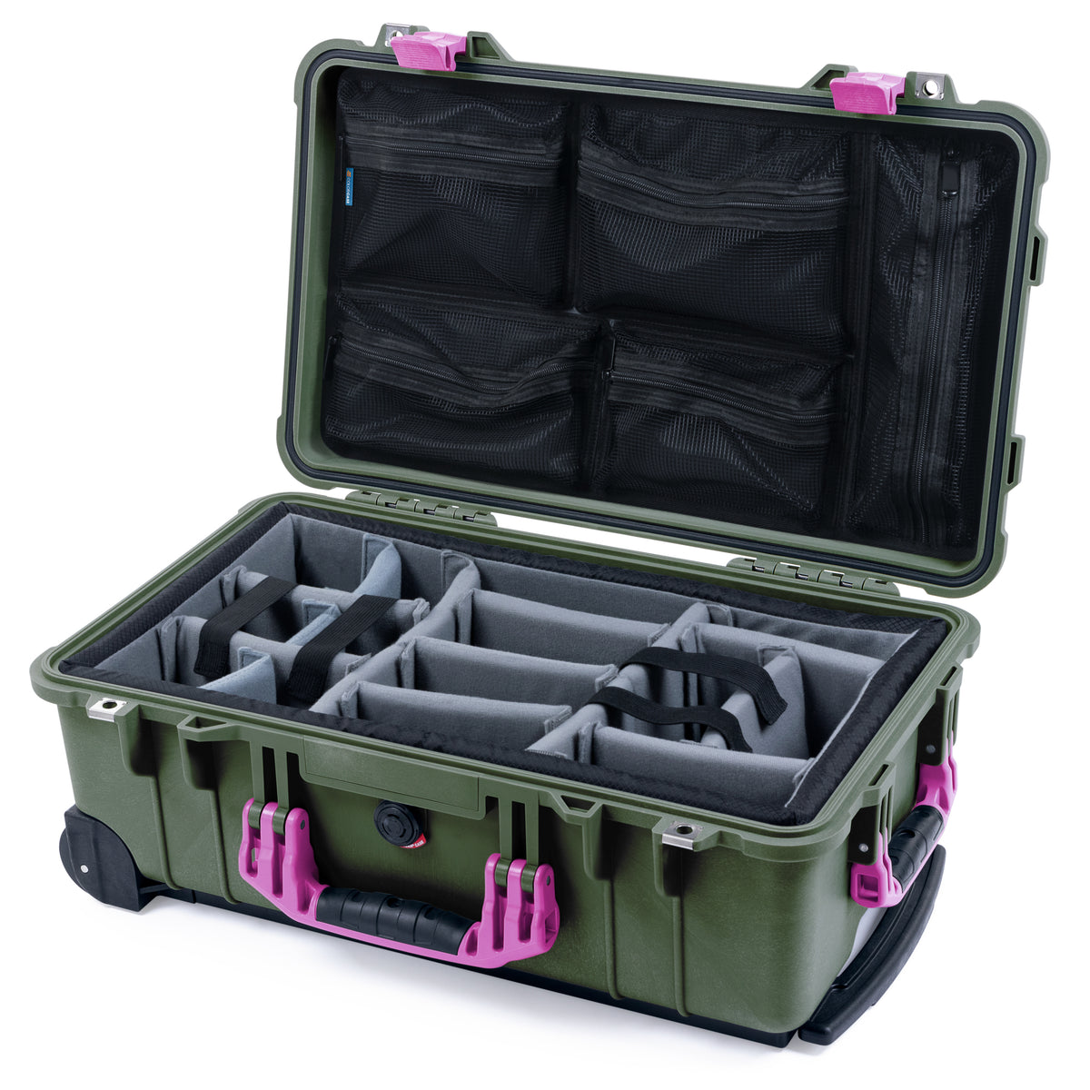 Pelican 1510 Case - OD Green & Magenta