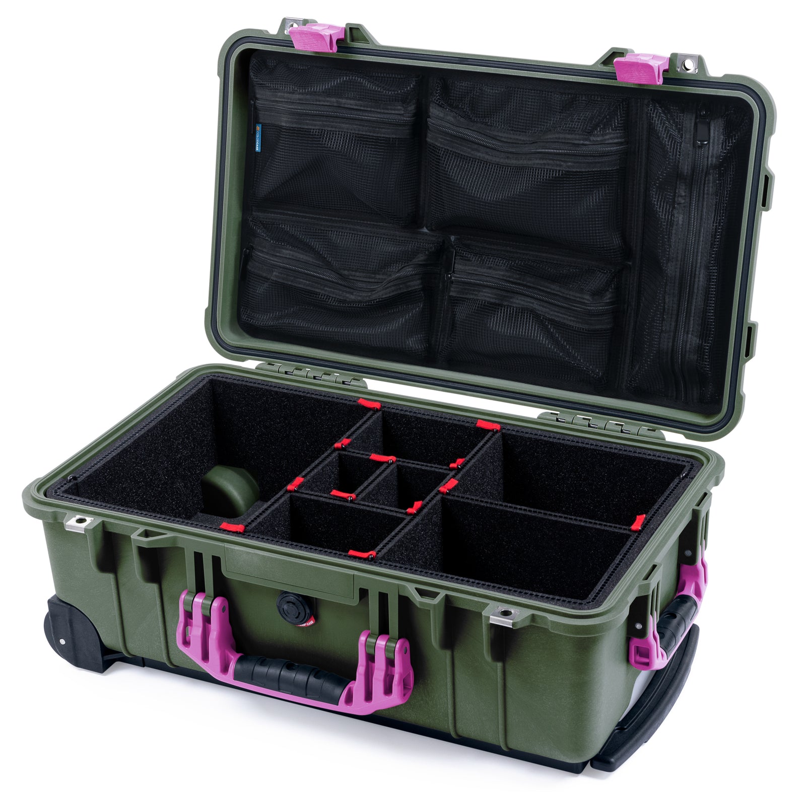 Pelican 1510 Case - OD Green & Magenta
