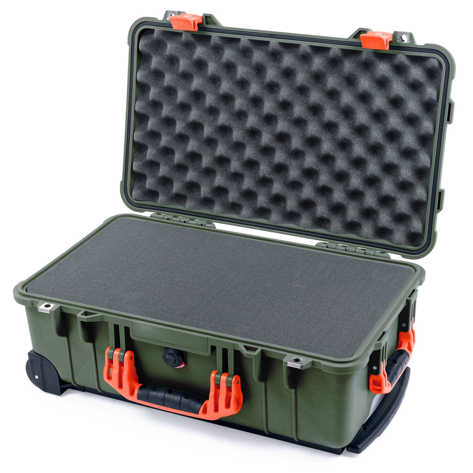 Pelican 1510 Case: OD Green with Orange Handles - ColorCase