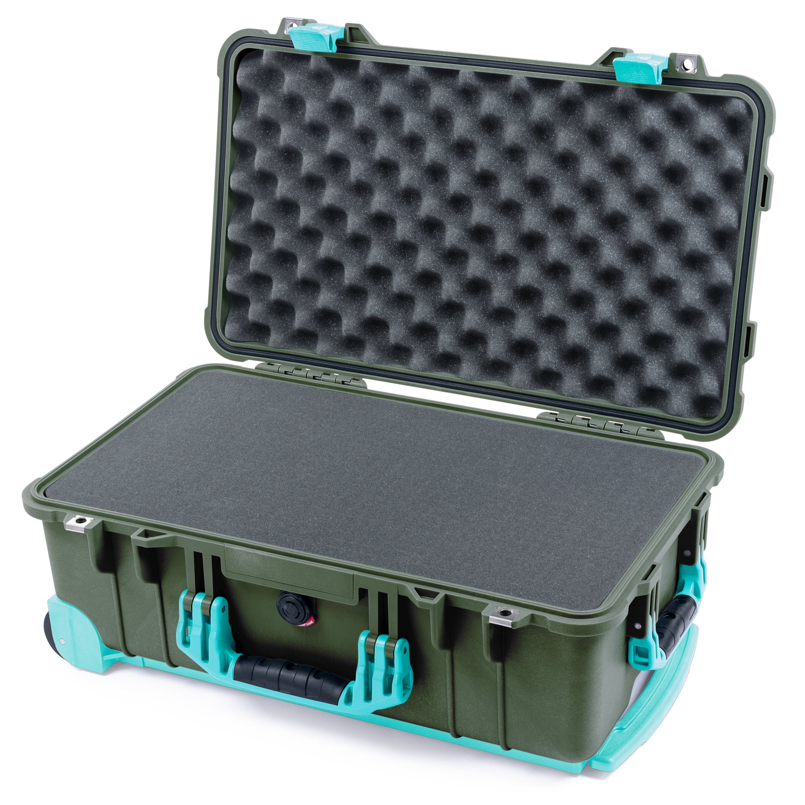 Pelican 1510 Case - OD Green & Teal Trolley