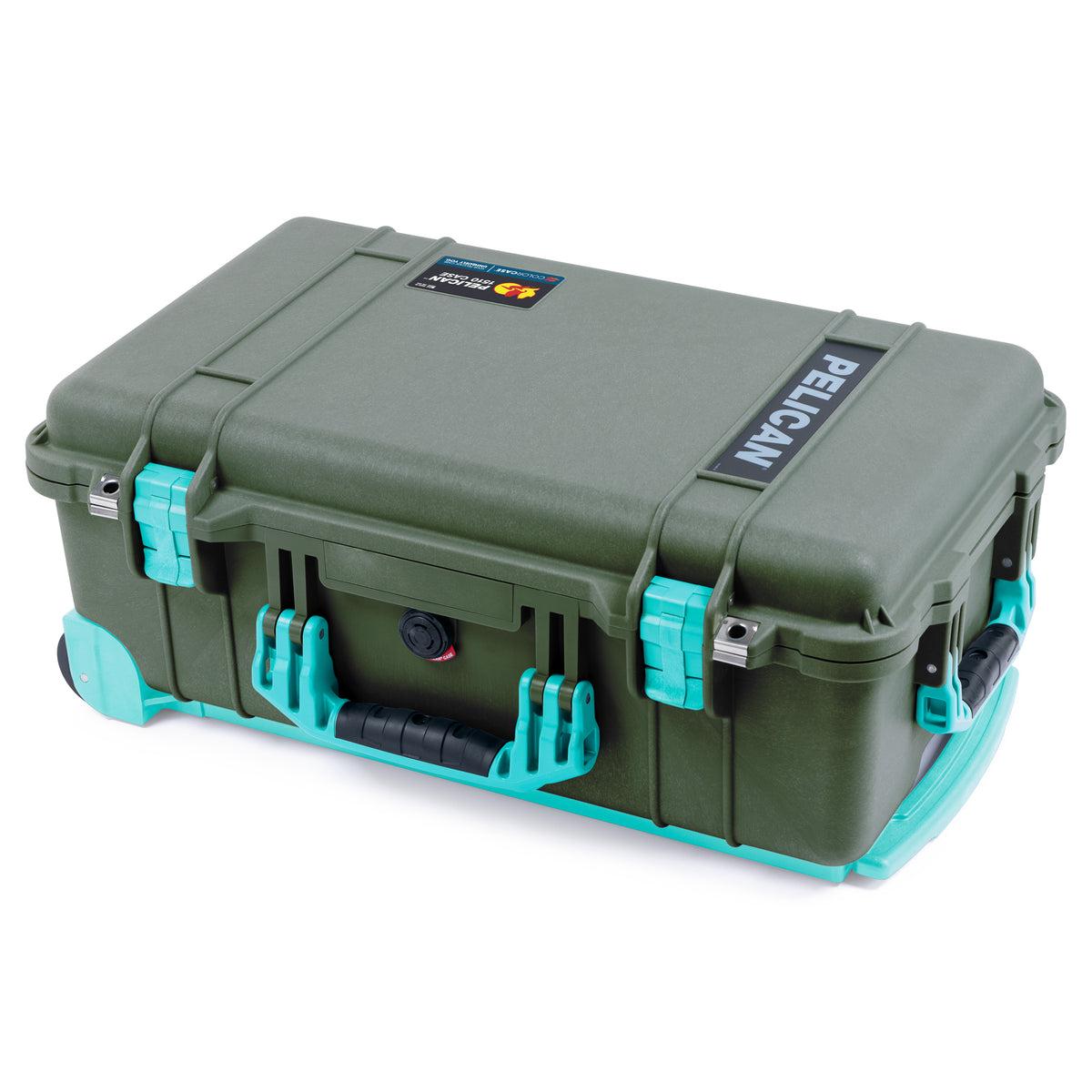 Pelican 1510 Case - OD Green &amp; Teal Trolley