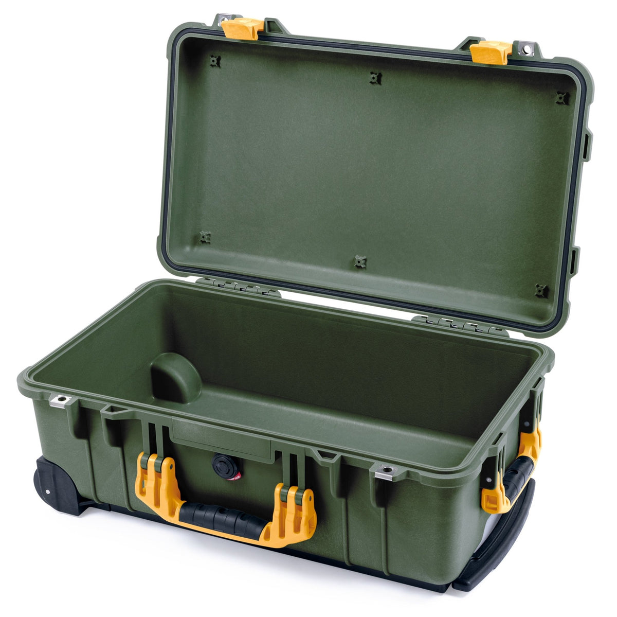 Pelican 1510 Case - OD Green &amp; Yellow - Empty (Case Only)