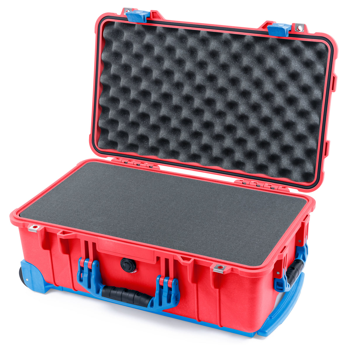 Pelican 1510 Case - Red & Blue Trolley