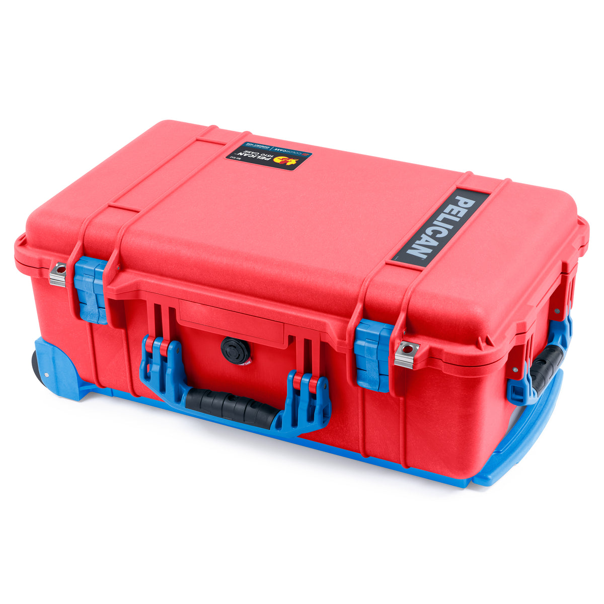 Pelican 1510 Case - Red &amp; Blue Trolley