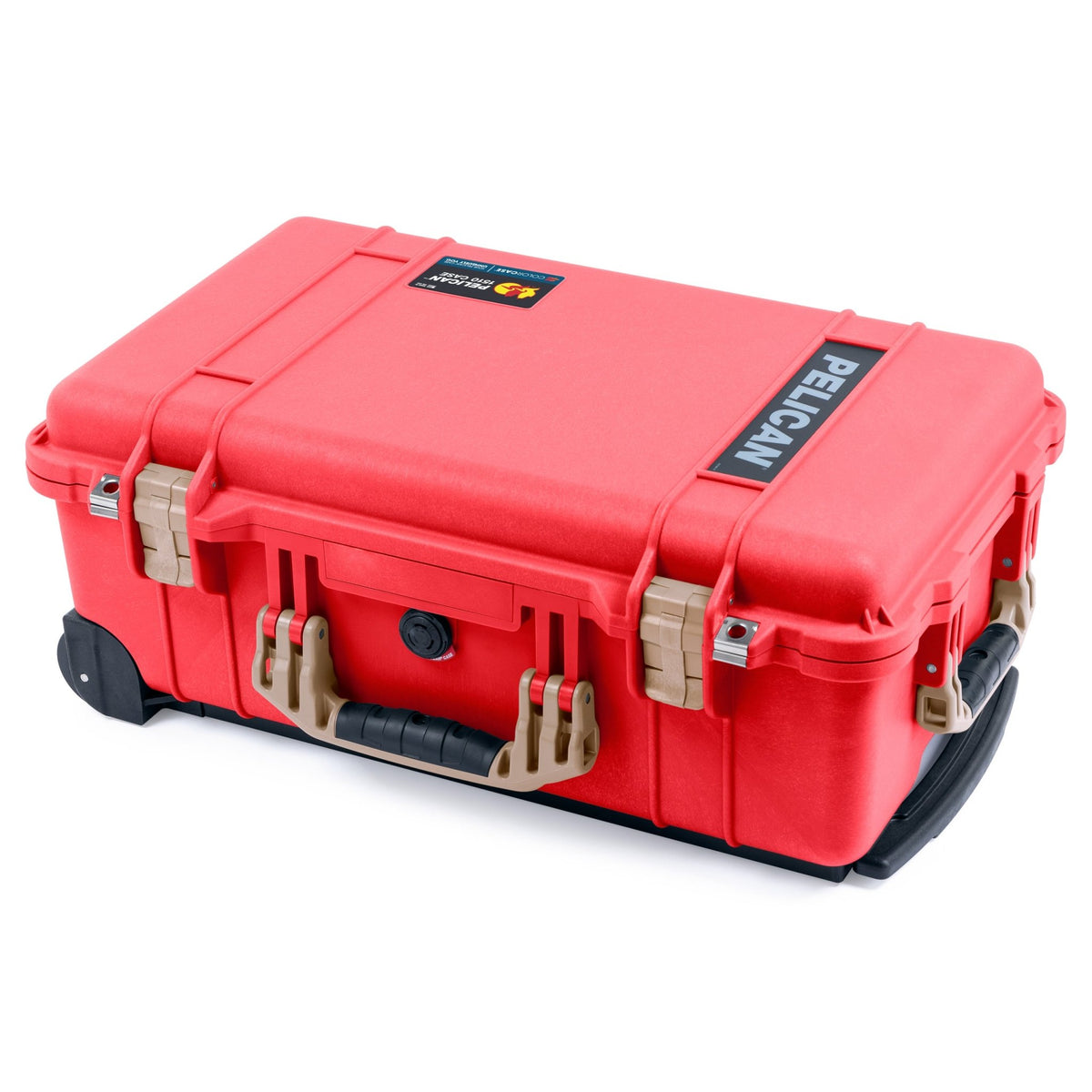 Pelican 1510 Case - Red &amp; Desert Tan - Empty (Case Only)