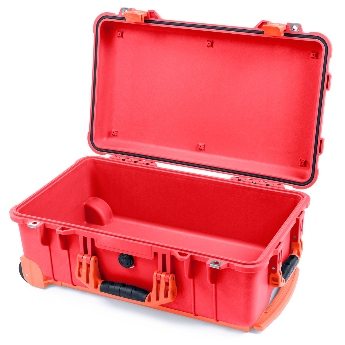 Pelican 1510 Case - Red & Orange Trolley