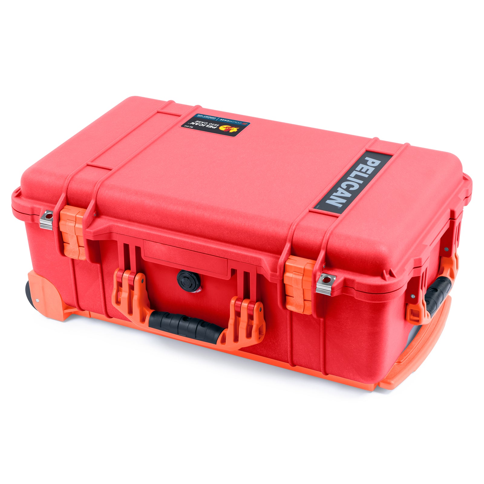 Pelican 1510 Case - Red & Orange Trolley