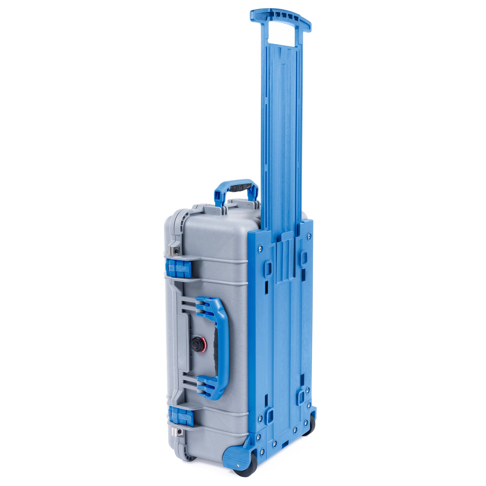 Pelican 1510 Case - Silver & Blue Trolley