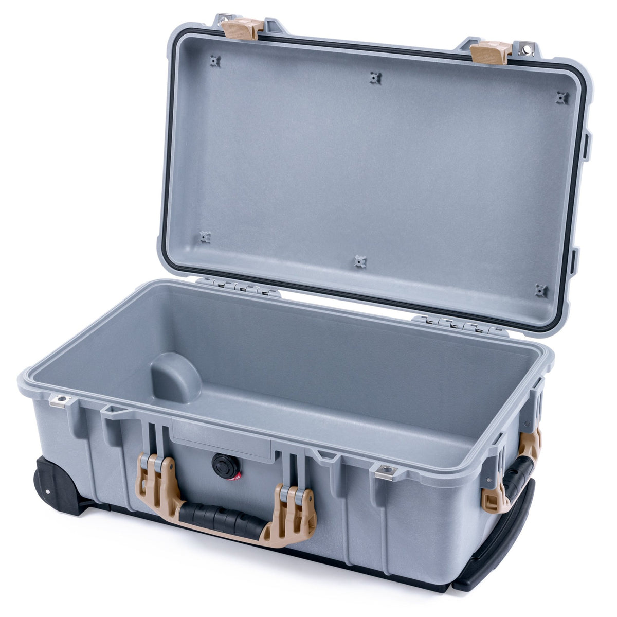 Pelican 1510 Case - Silver &amp; Desert Tan - Empty (Case Only)