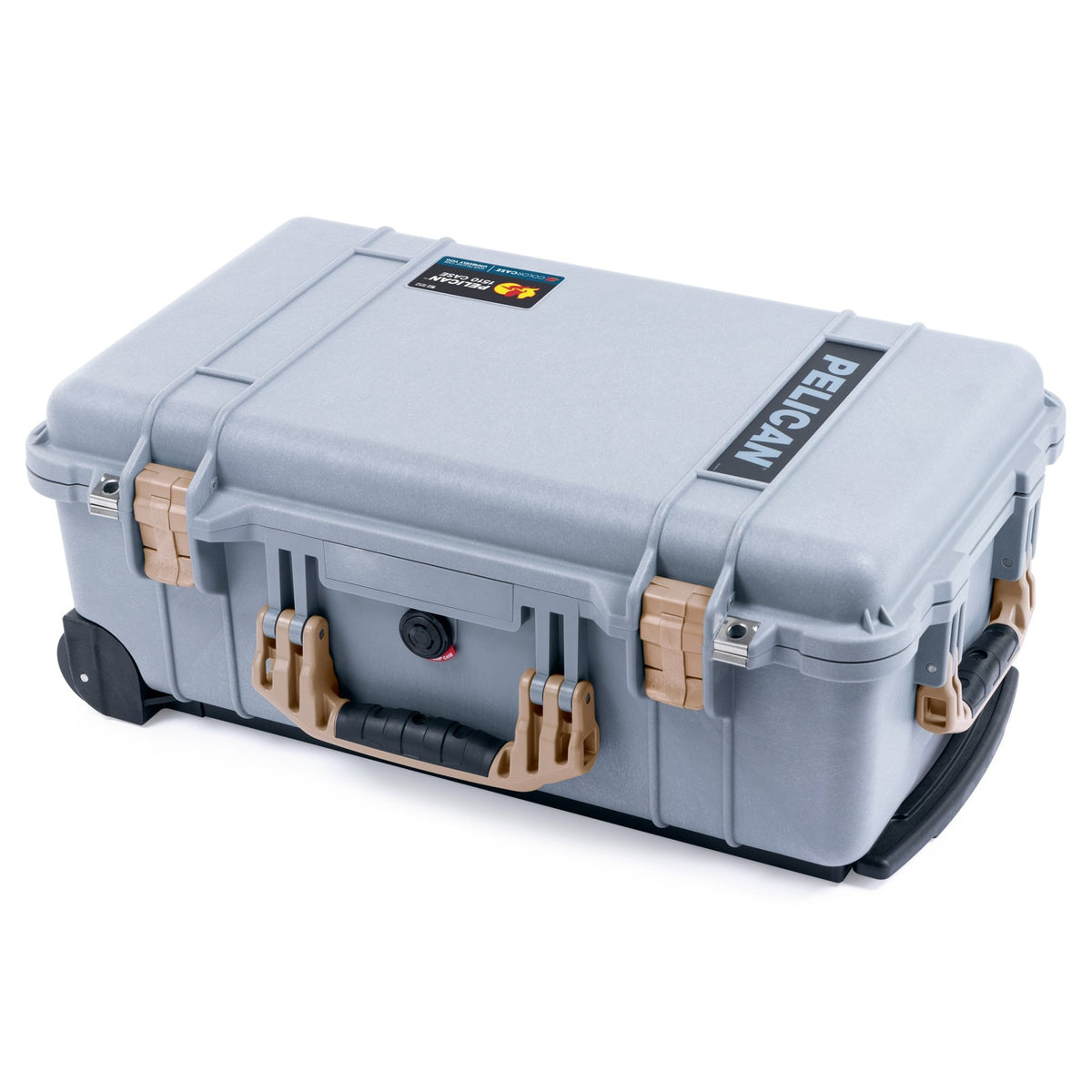 Pelican 1510 Case - Silver &amp; Desert Tan - Empty (Case Only)