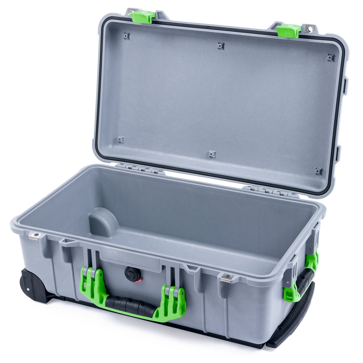 Pelican 1510 Case - Silver &amp; Lime Green - Empty (Case Only)