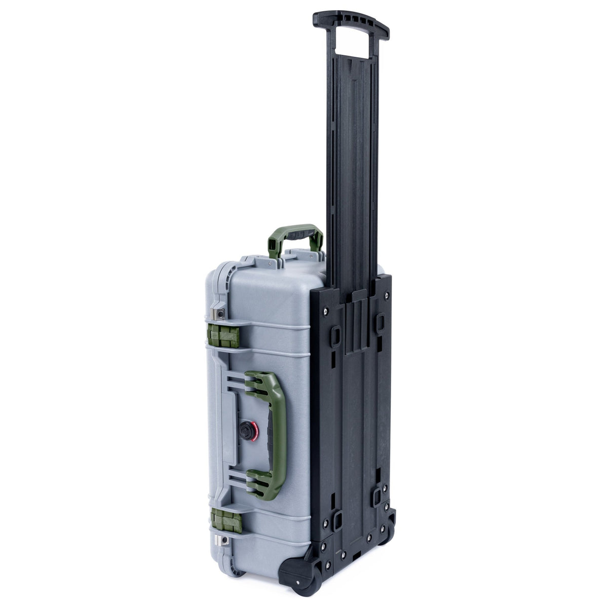 Pelican 1510 Case - Silver &amp; OD Green - Empty (Case Only)