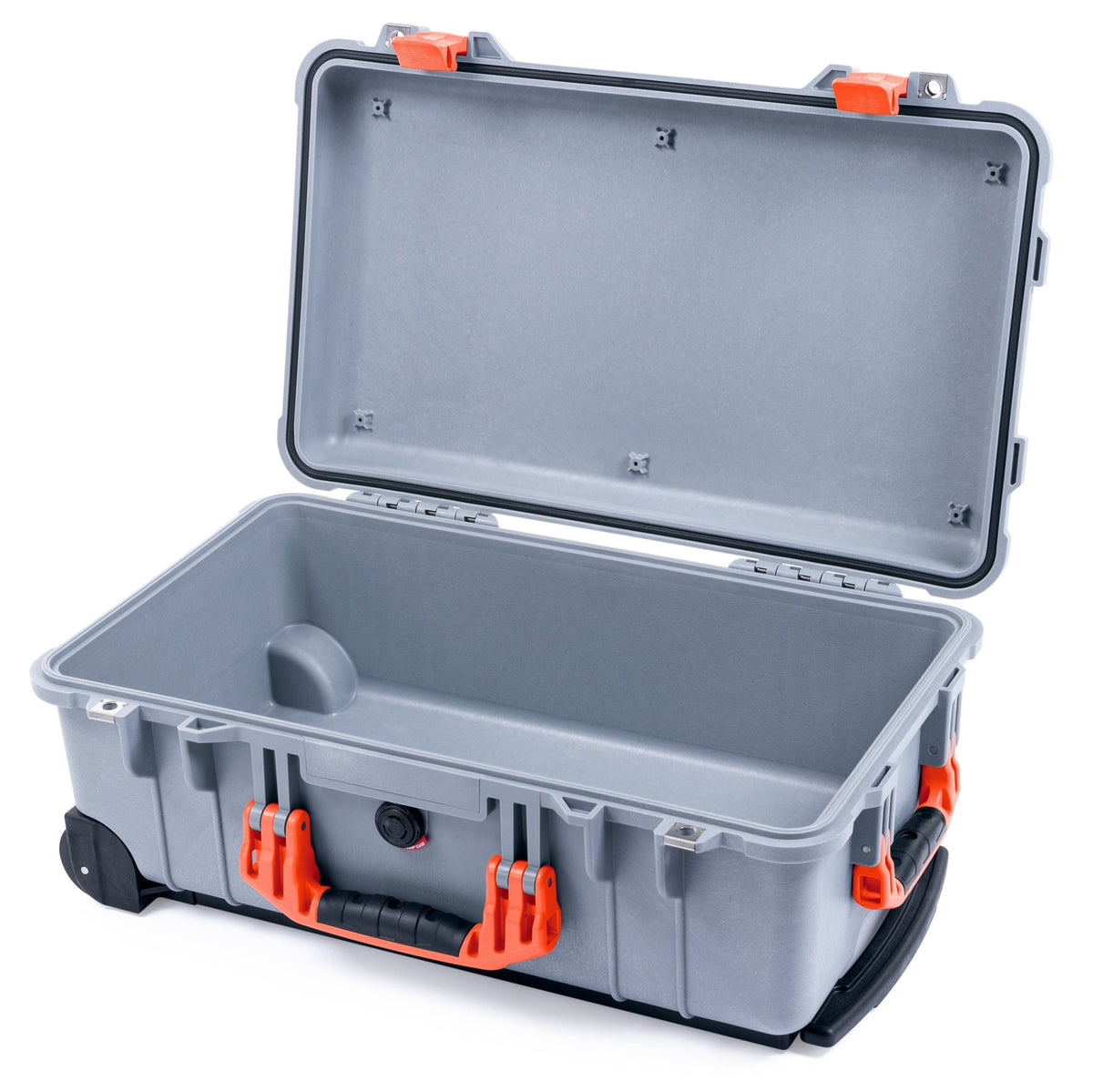 Pelican 1510 Case - Silver &amp; Orange - Empty (Case Only)
