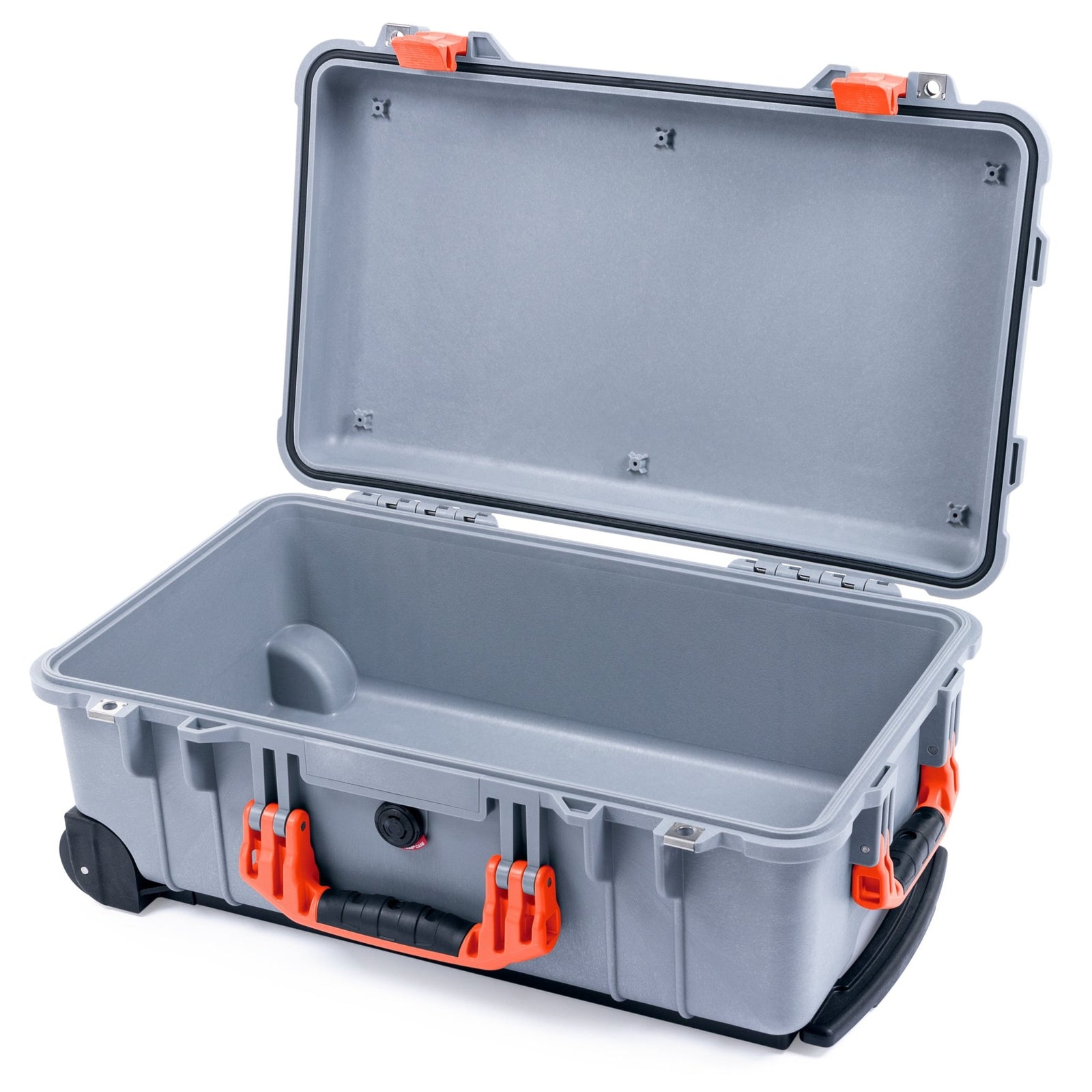 Pelican 1510 Case - Silver & Orange - Empty (Case Only)