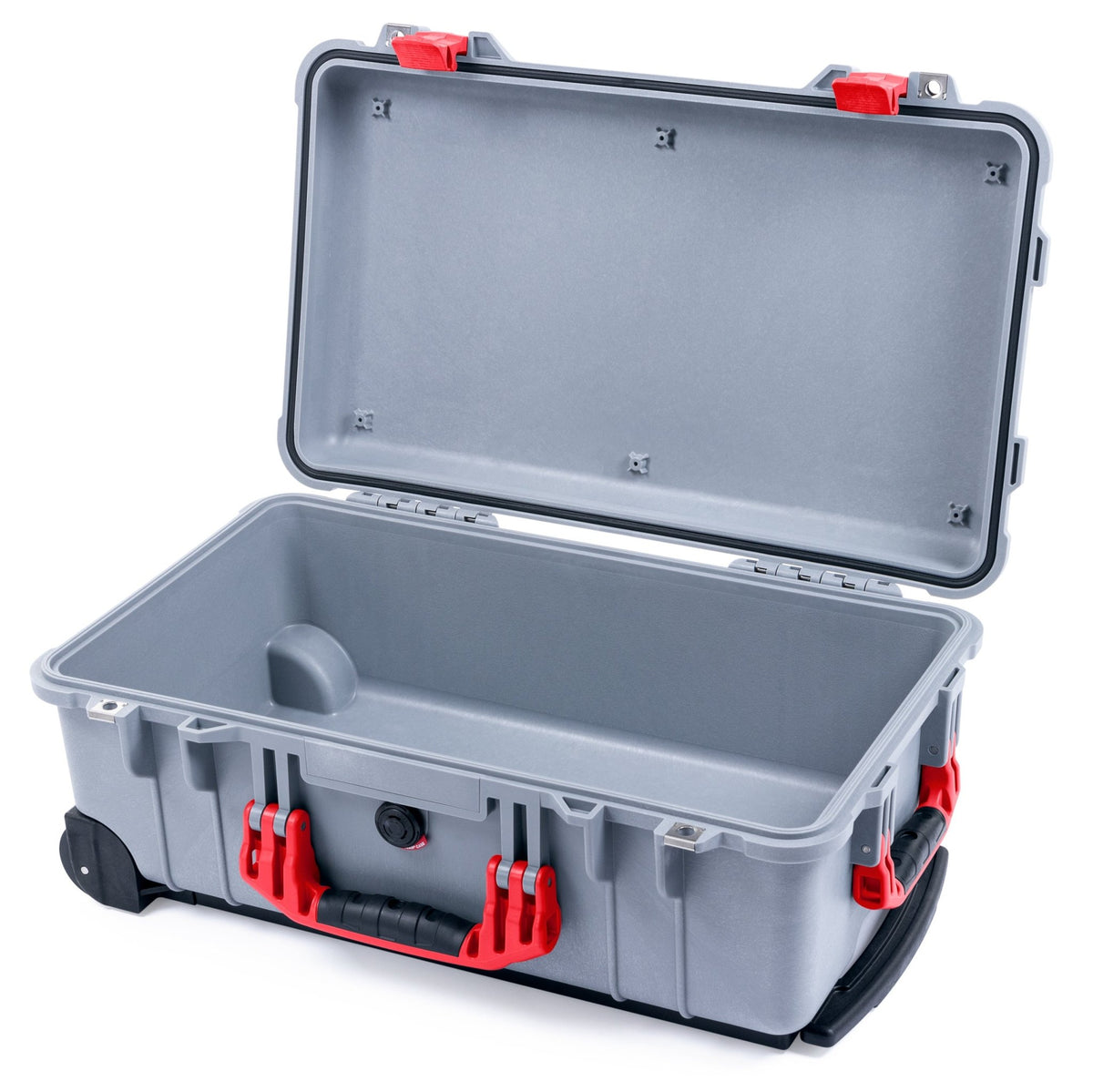 Pelican 1510 Case - Silver &amp; Red - Empty (Case Only)
