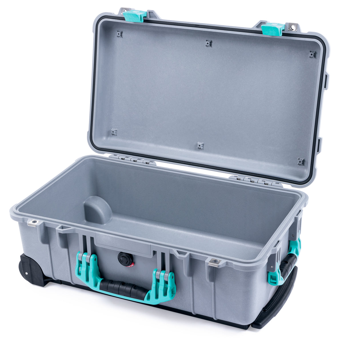 Pelican 1510 Case - Silver & Teal