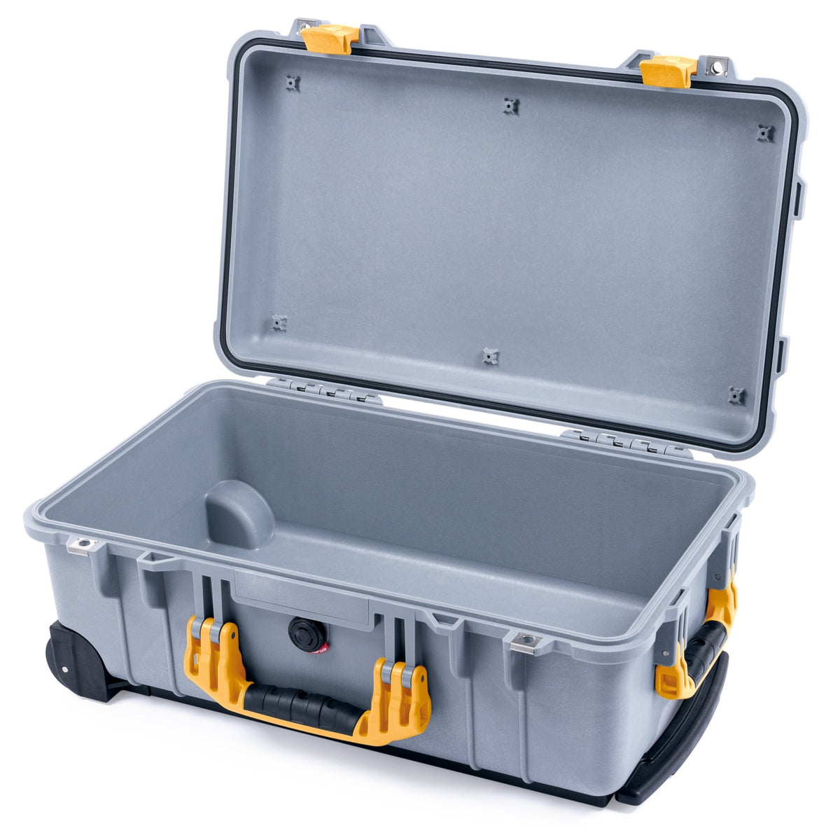 Pelican 1510 Case - Silver &amp; Yellow - Empty (Case Only)