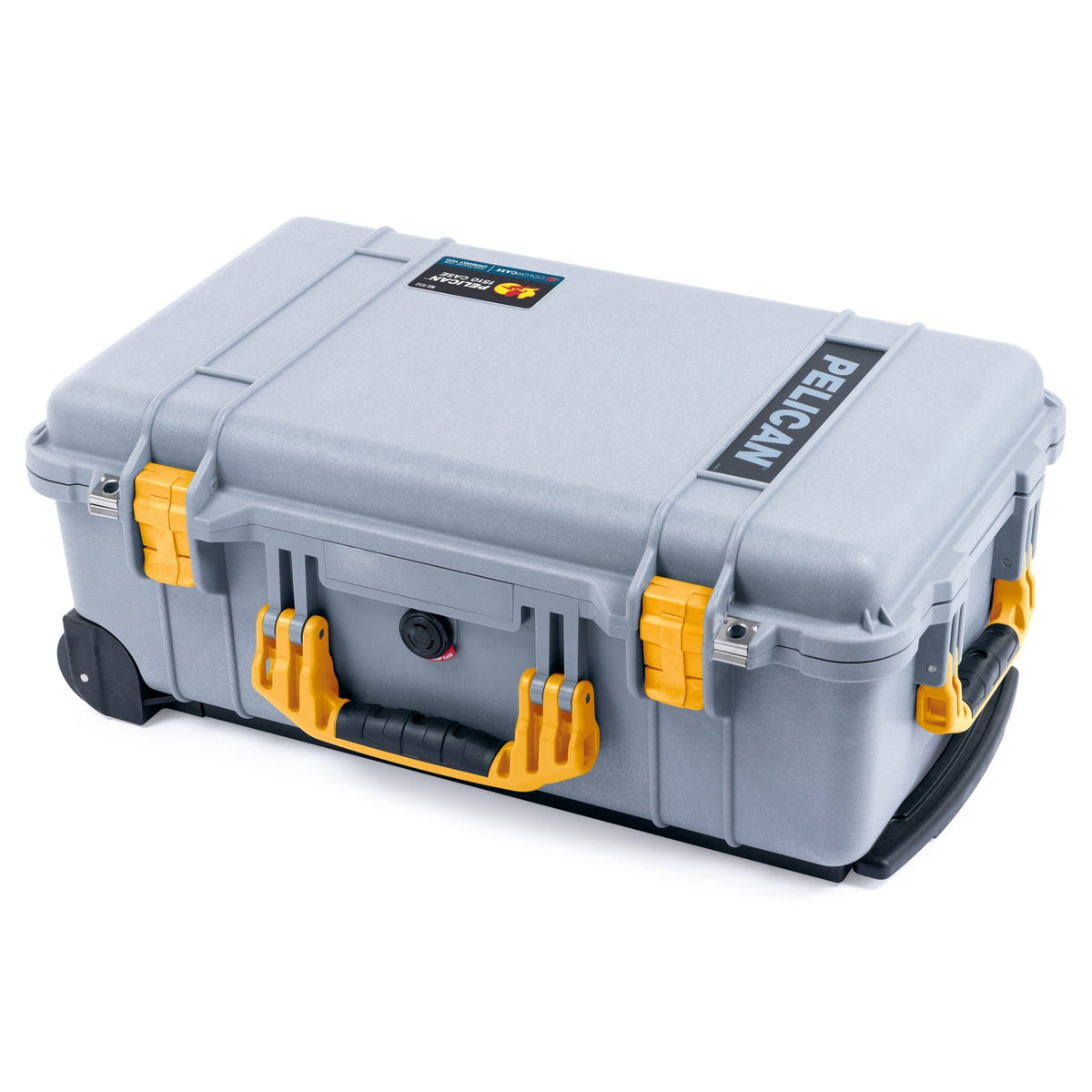 Pelican 1510 Case - Silver &amp; Yellow - Empty (Case Only)