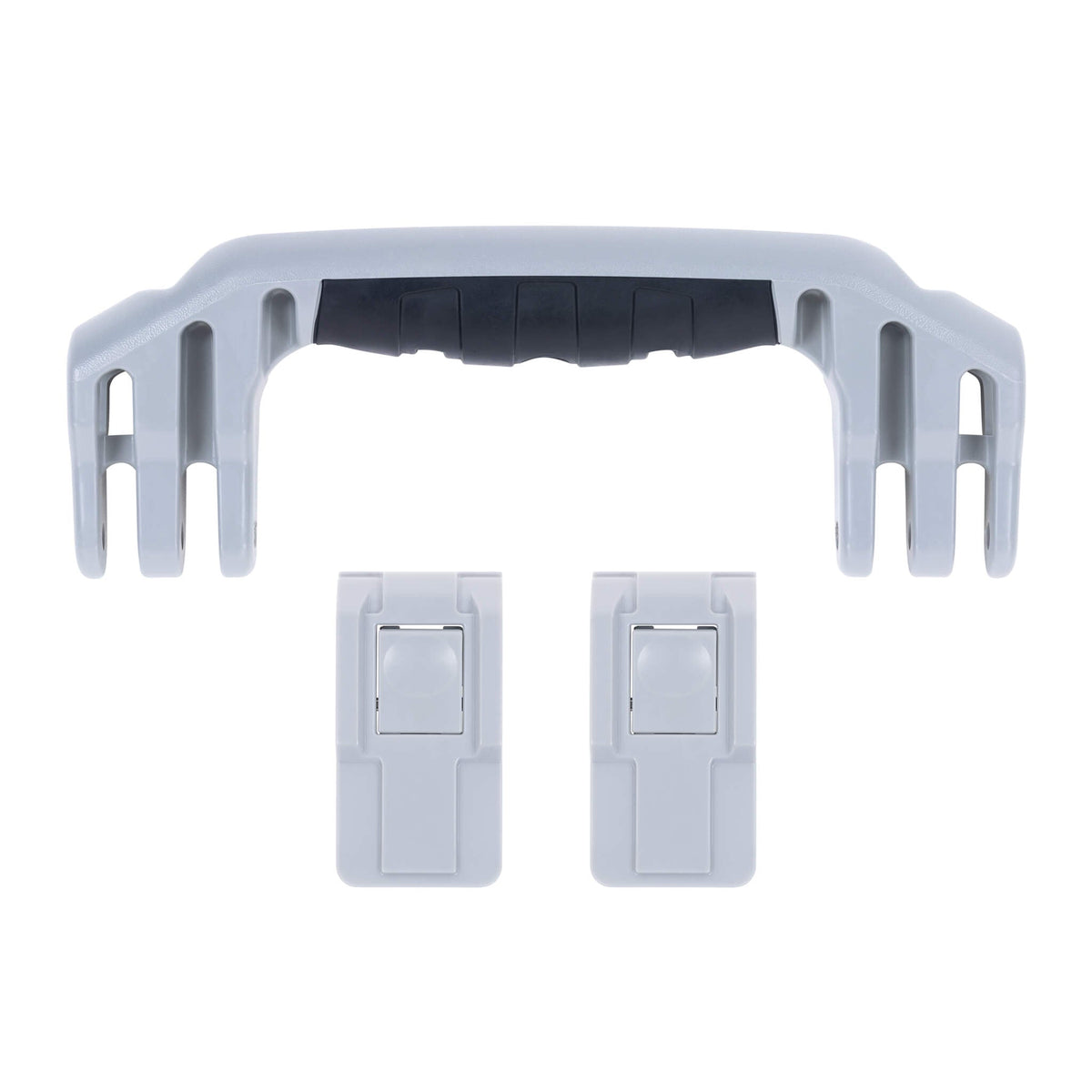 Pelican 1525 Air Replacement Handle &amp; Latch Set - Silver (1 Handle, 2 Latches) -