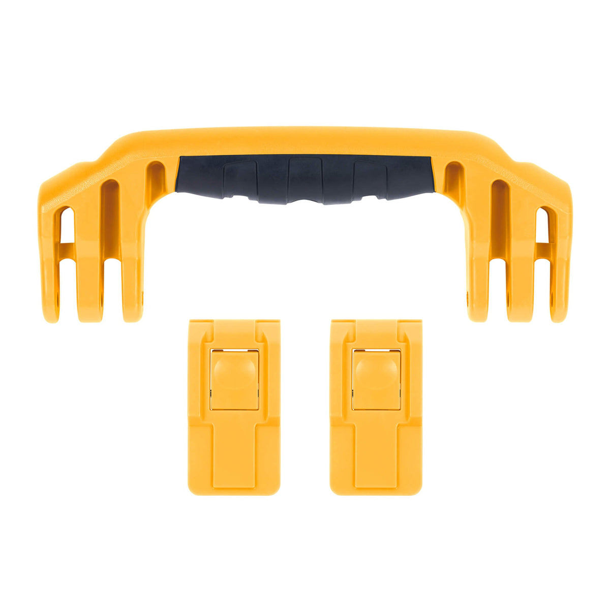 Pelican 1525 Air Replacement Handle &amp; Latch Set - Yellow (1 Handle, 2 Latches) -