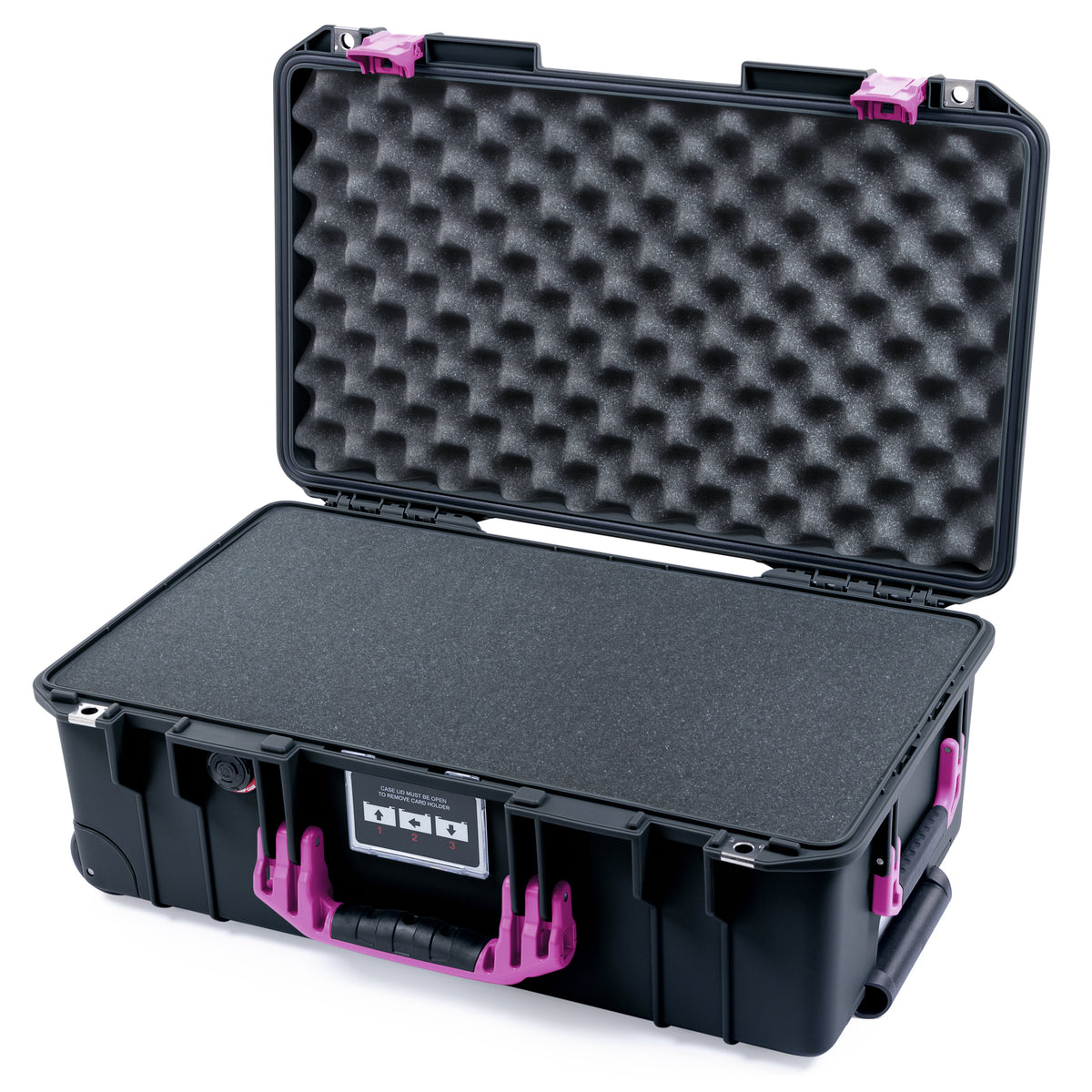 Pelican 1535 Air Carry-on Case - Black &amp; Magenta