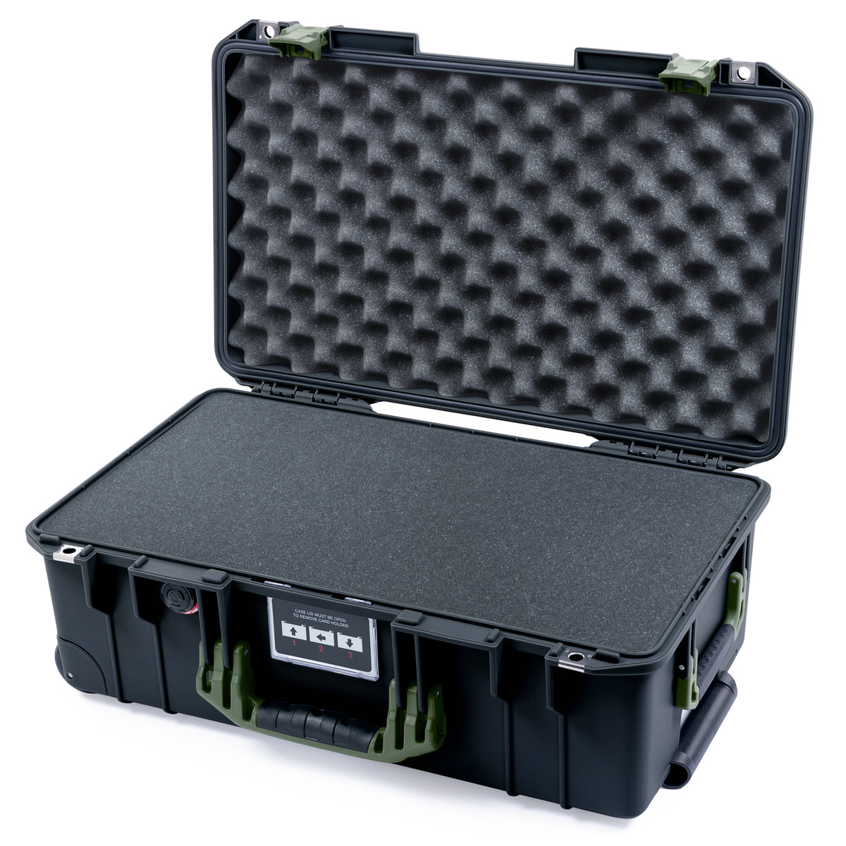 Pelican 1535 Air Carry-on Case - Black &amp; OD Green