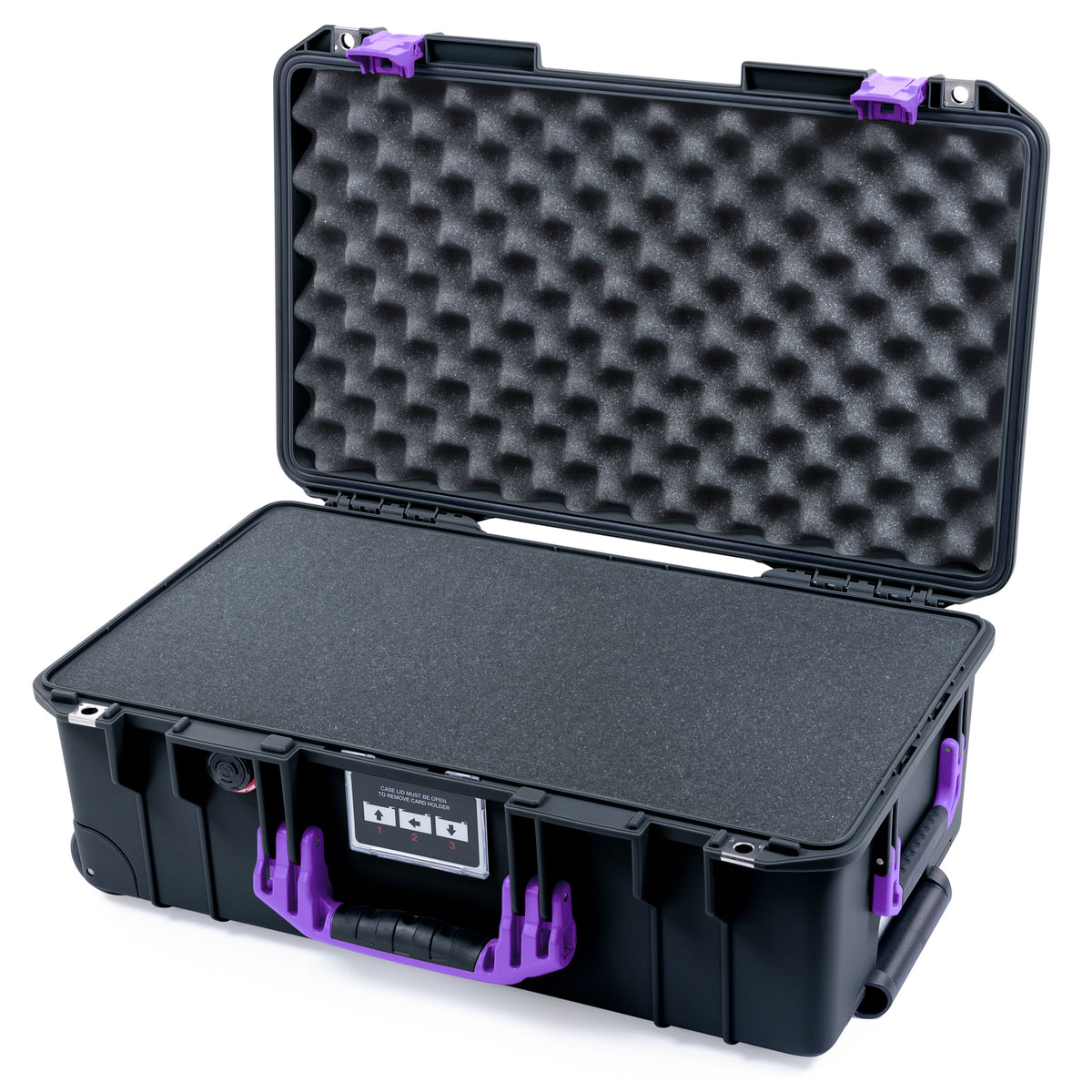 Pelican 1535 Air Carry-on Case - Black &amp; Purple