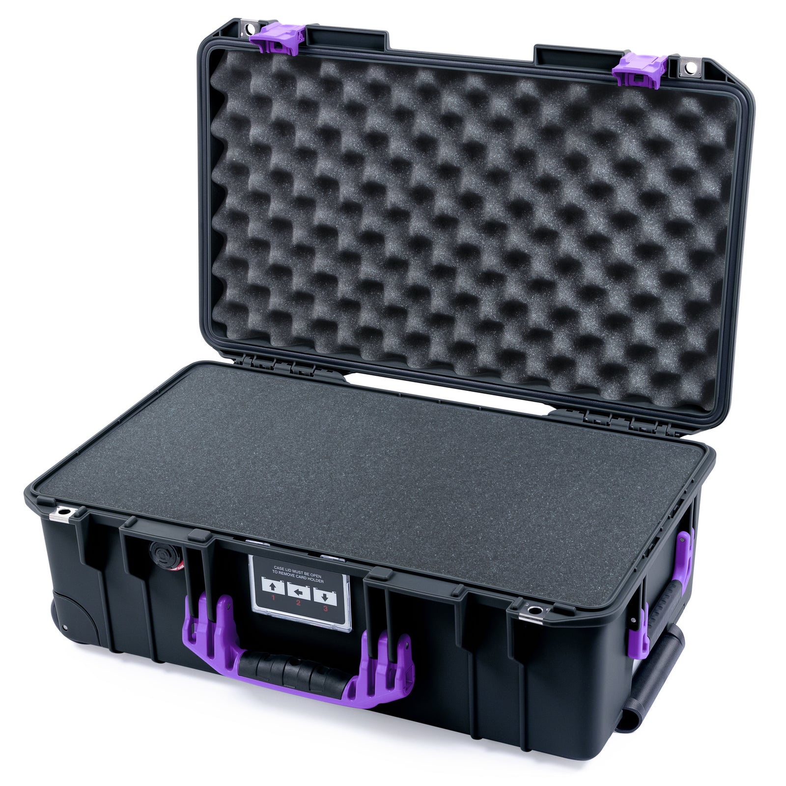 Pelican 1535 Air Carry-on Case - Black & Purple