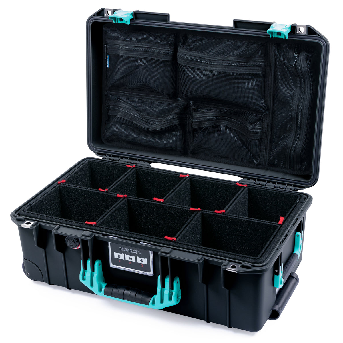 Pelican 1535 Air Carry-on Case - Black &amp; Teal