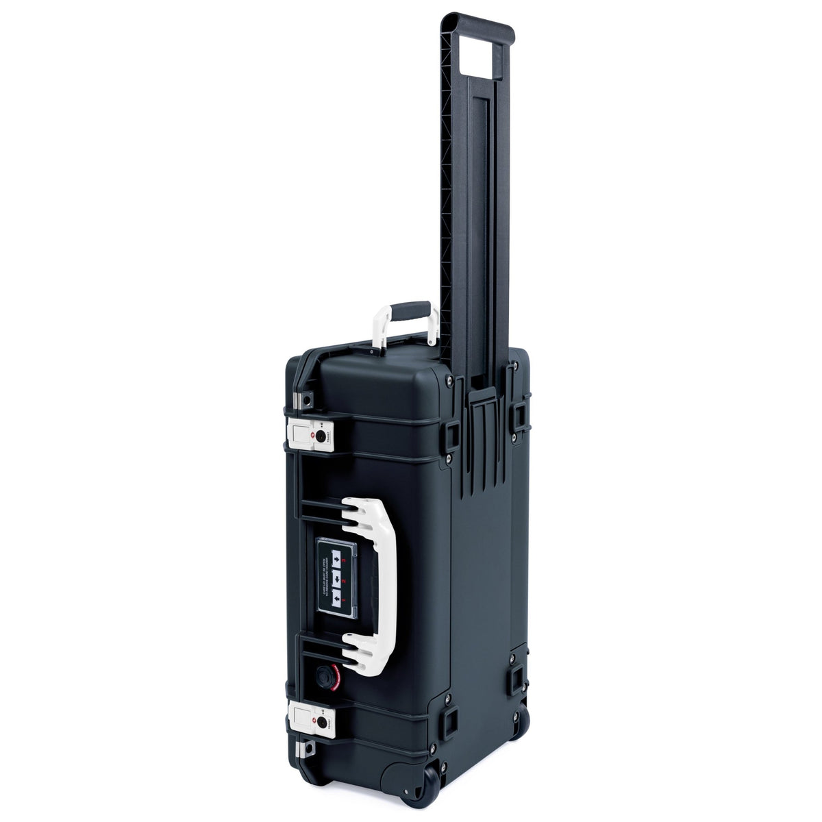 Pelican 1535 Air Carry - on Case - Black & White TSA Latches - Empty