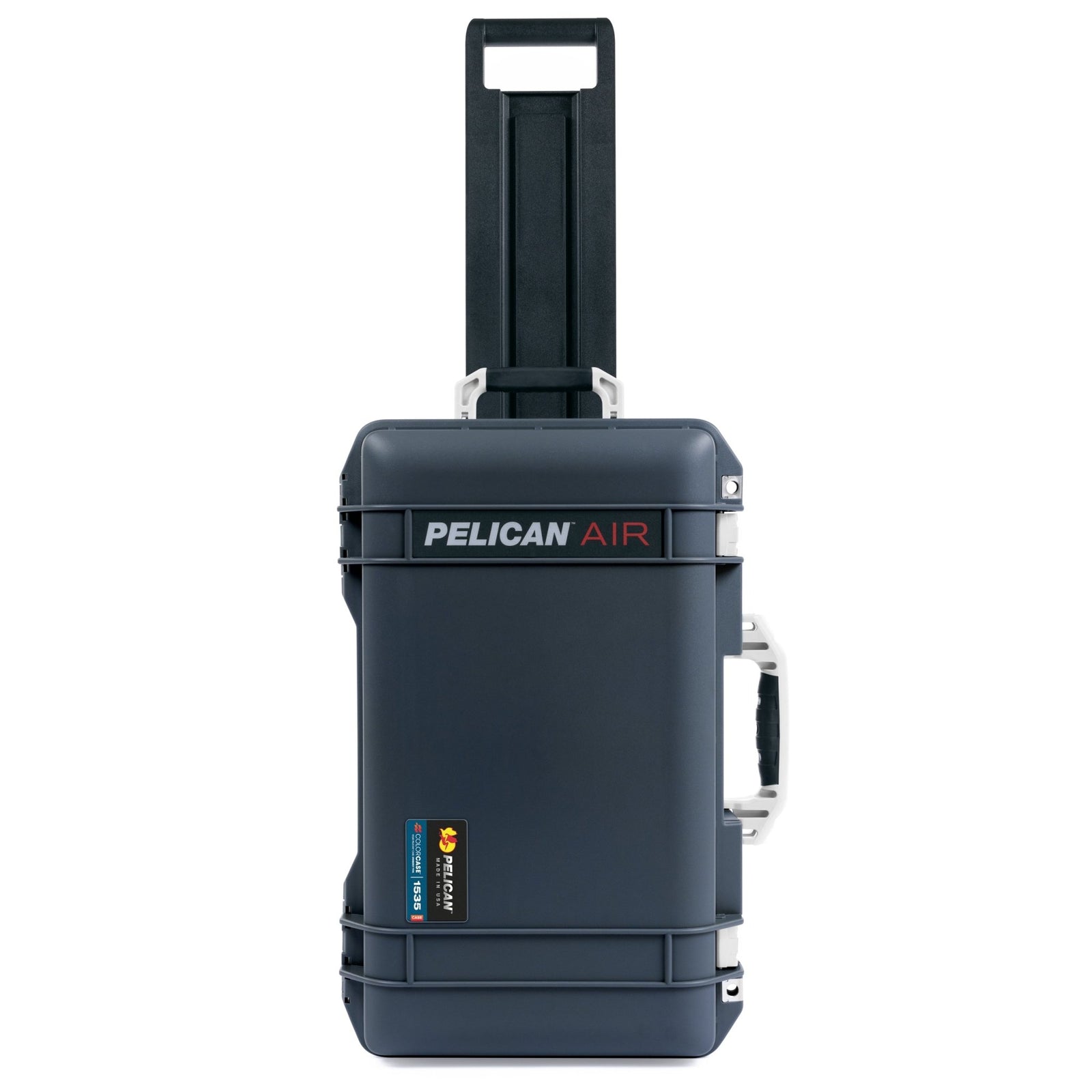 Pelican 1535 Air Carry - on Case - Charcoal & White Trolley - Empty