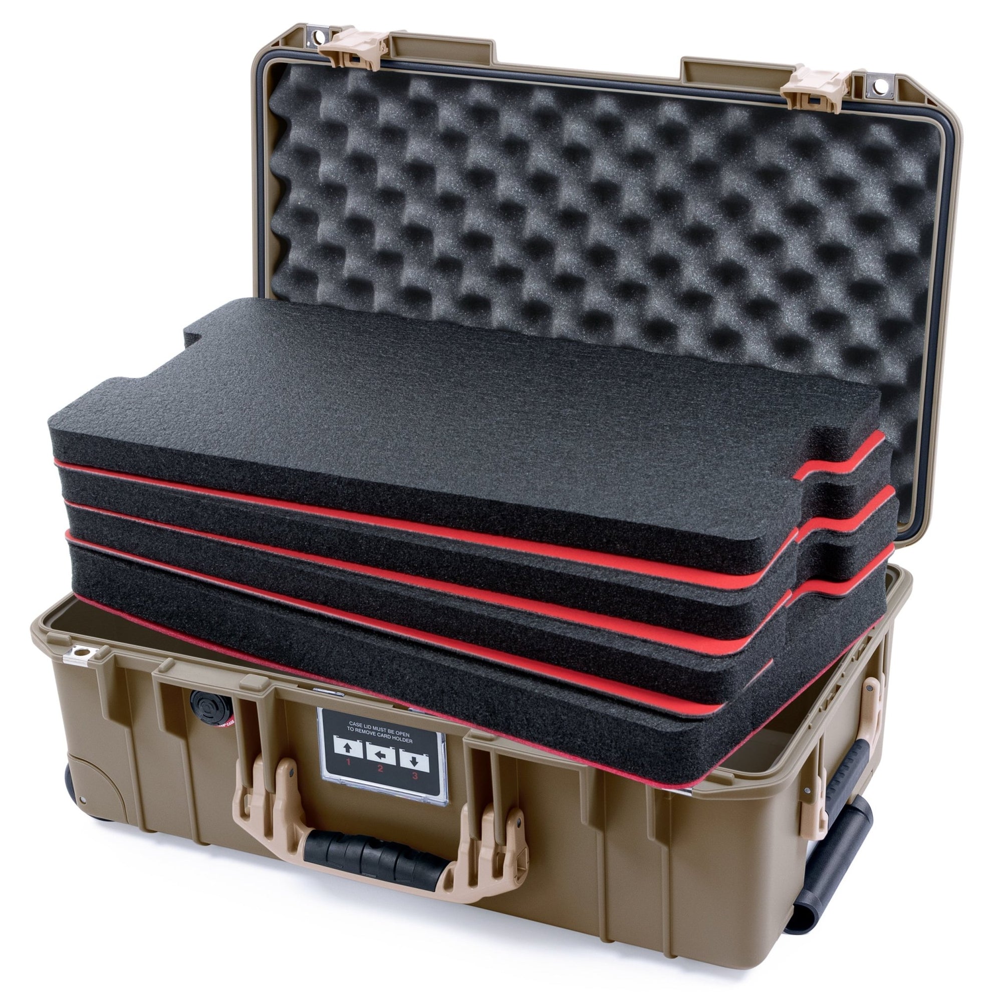 Dark Desert Dirt & Tan Pelican 1535 Air Carry-on Case - ColorCase