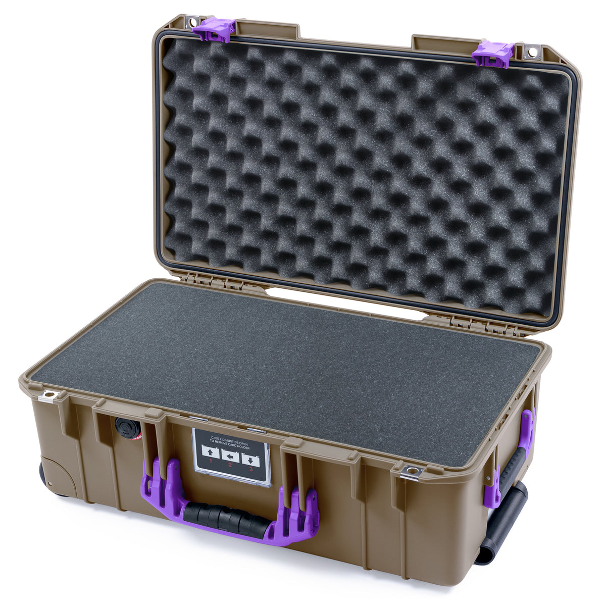 Pelican 1535 Air Carry-on Case - Dark Desert Dirt &amp; Purple