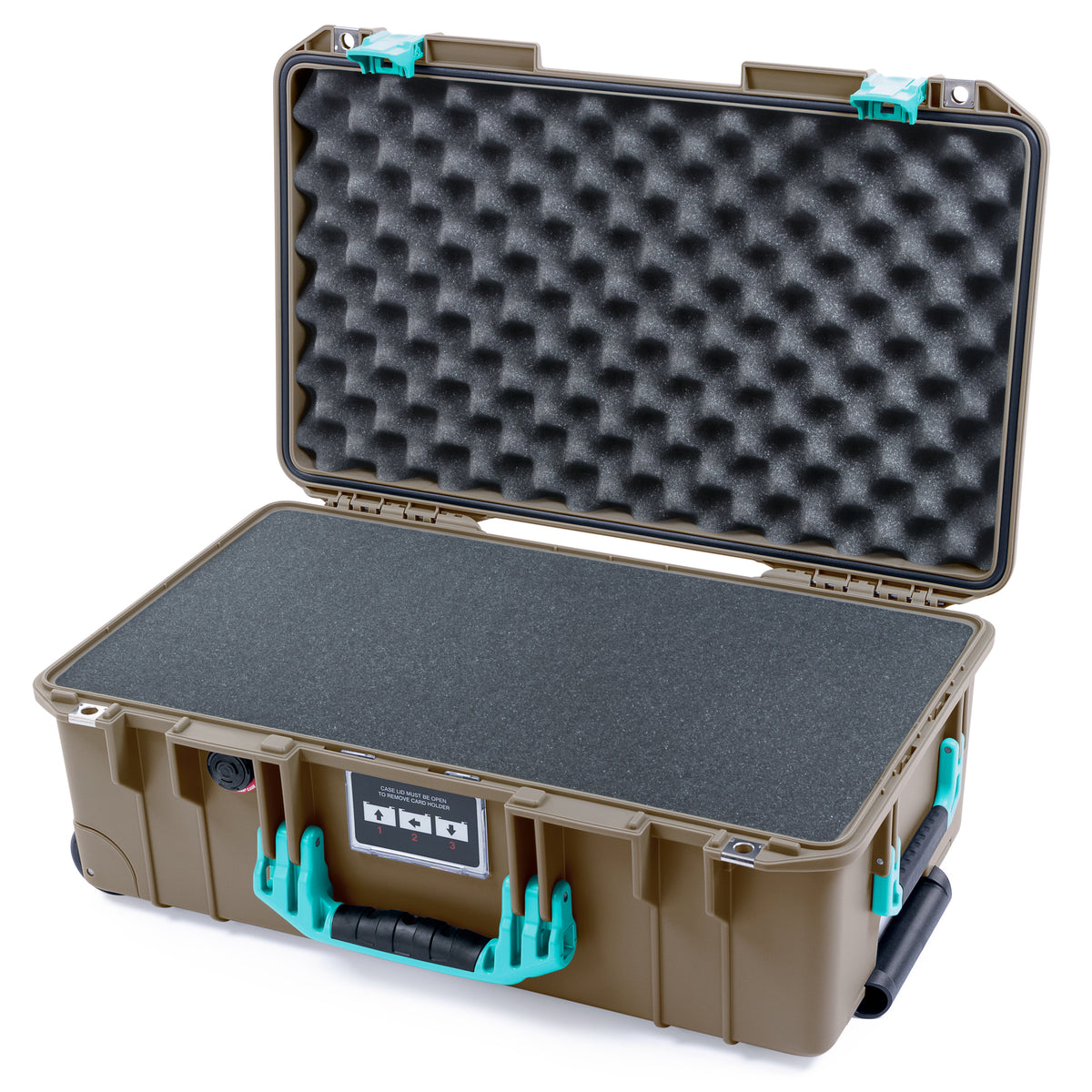 Pelican 1535 Air Carry-on Case - Dark Desert Dirt &amp; Teal