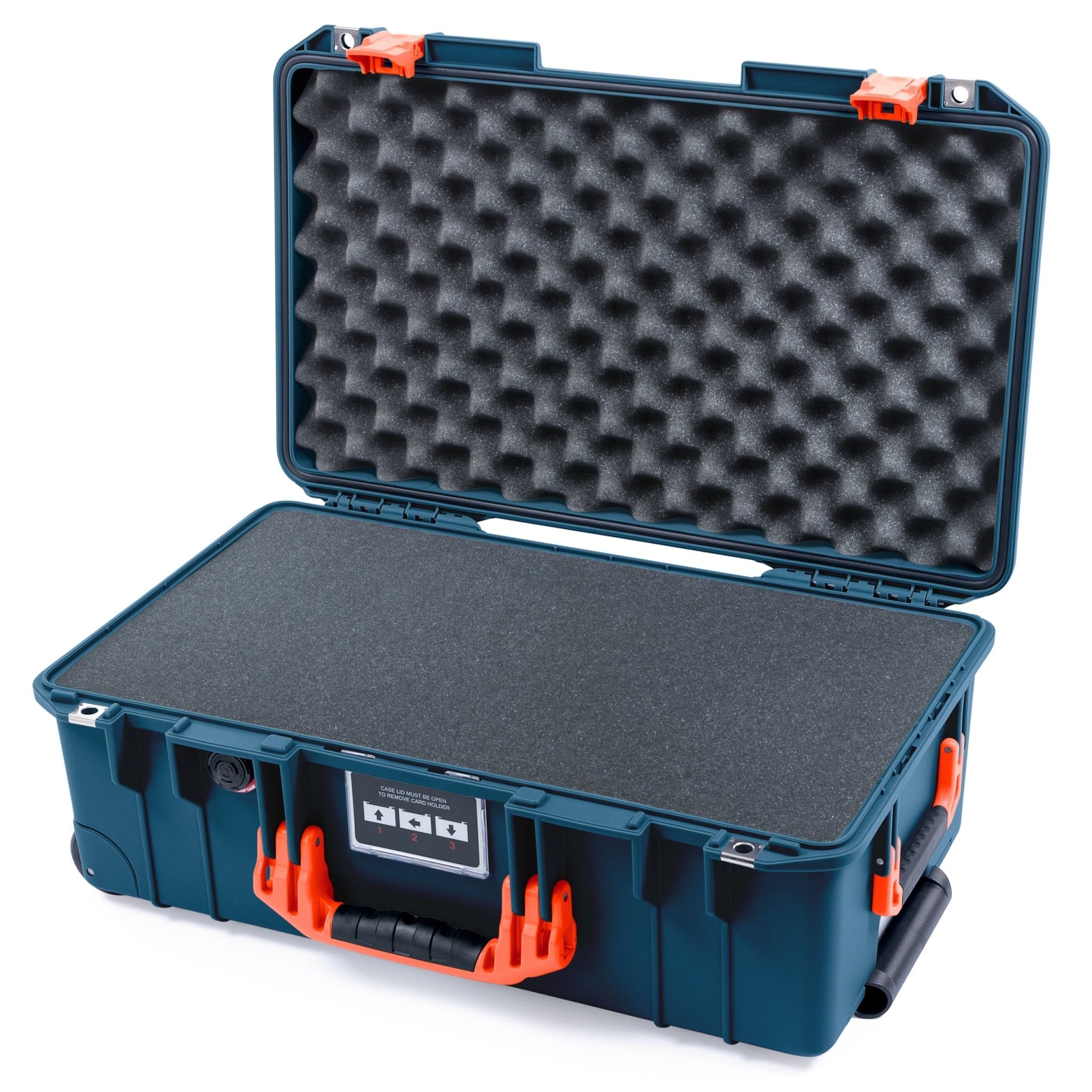 Pelican 1535 Air Case, Deep Pacific & Orange For Sale - ColorCase