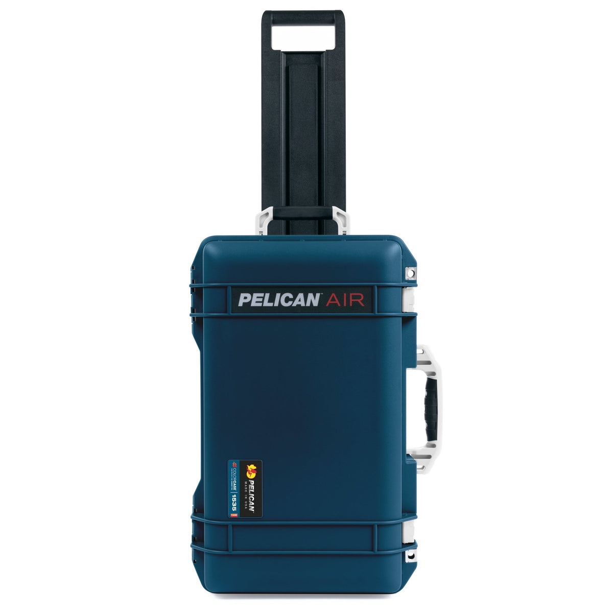 Pelican 1535 Air Carry - on Case - Deep Pacific & Whiteout Trolley - Empty