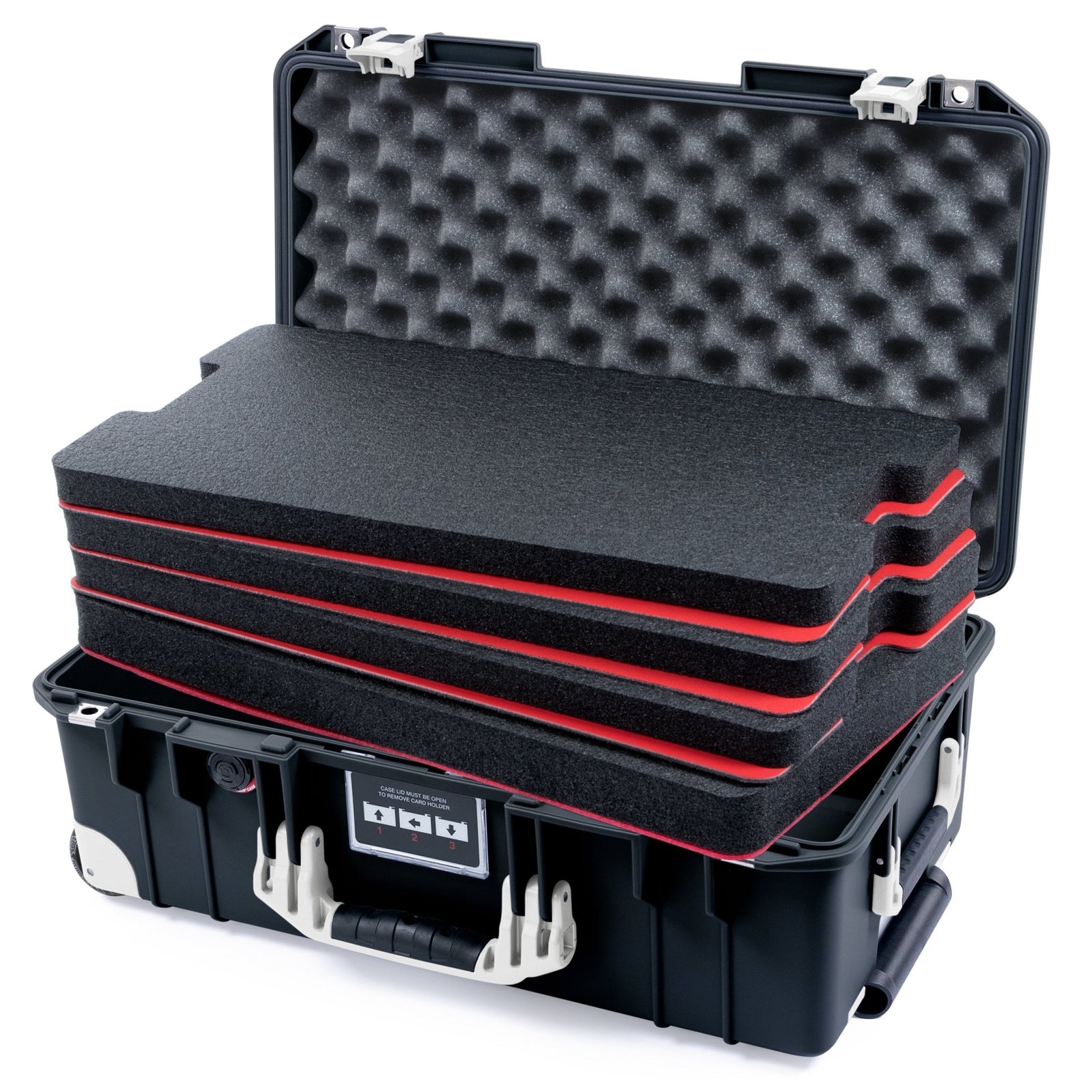 Pelican 1535 Air Formula Series Case - Fishers - DIY Tool Foam Kit / Convoluted Lid Foam
