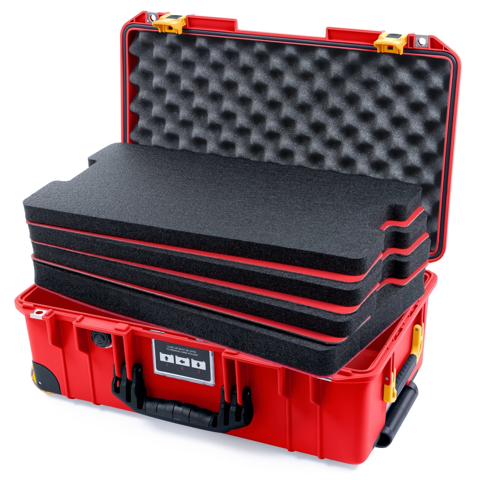 Pelican 1535 Air Formula Series Case - Maranello - DIY Tool Foam Kit / Convoluted Lid Foam
