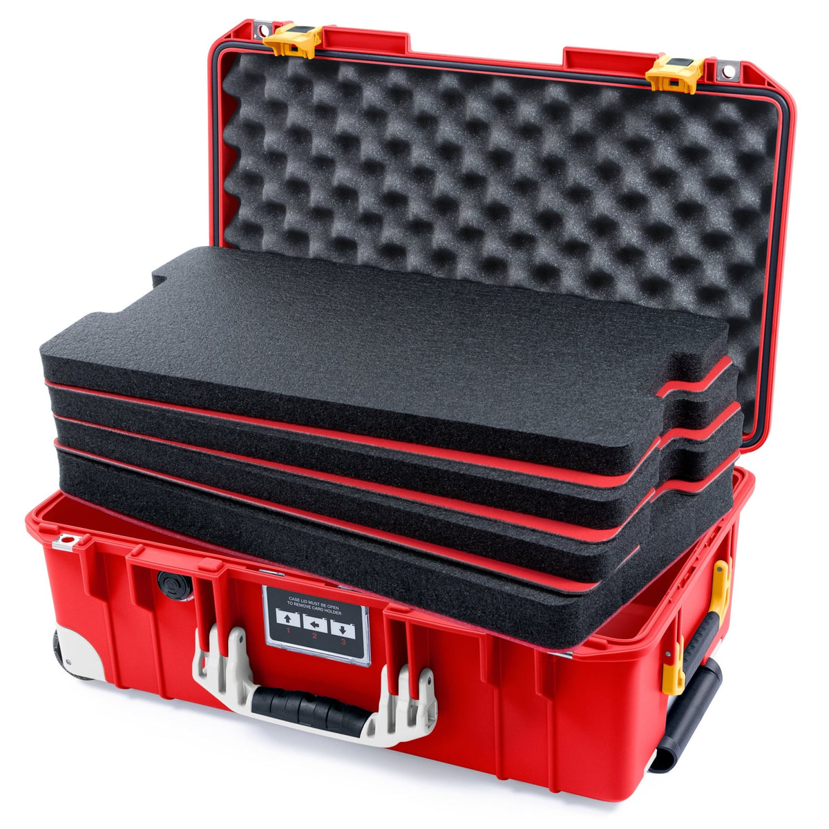 Pelican 1535 Air Formula Series Case - Maranello (2026) - DIY Tool Foam Kit / Convoluted Lid Foam