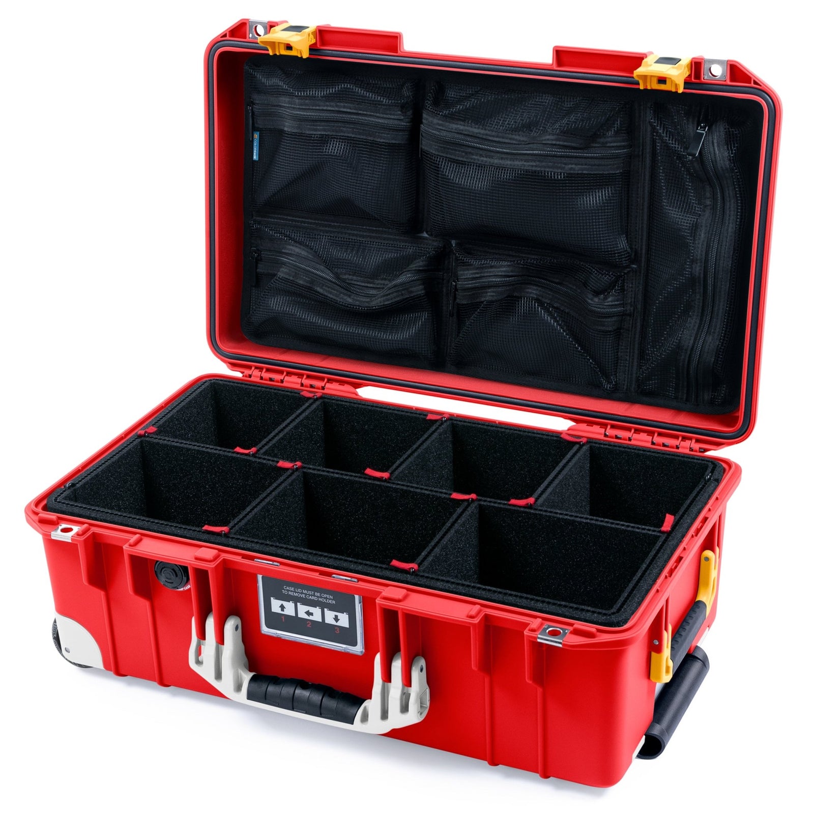 Pelican 1535 Air Formula Series Case - Maranello (2026) - TrekPak Divider System / Mesh Lid Organizer