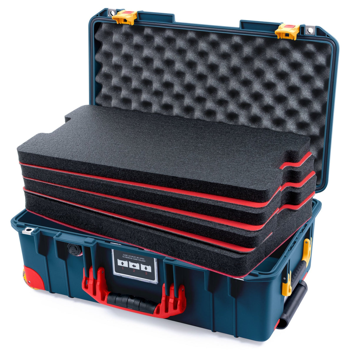 Pelican 1535 Air Formula Series Case - Milton Keynes - DIY Tool Foam Kit / Convoluted Lid Foam