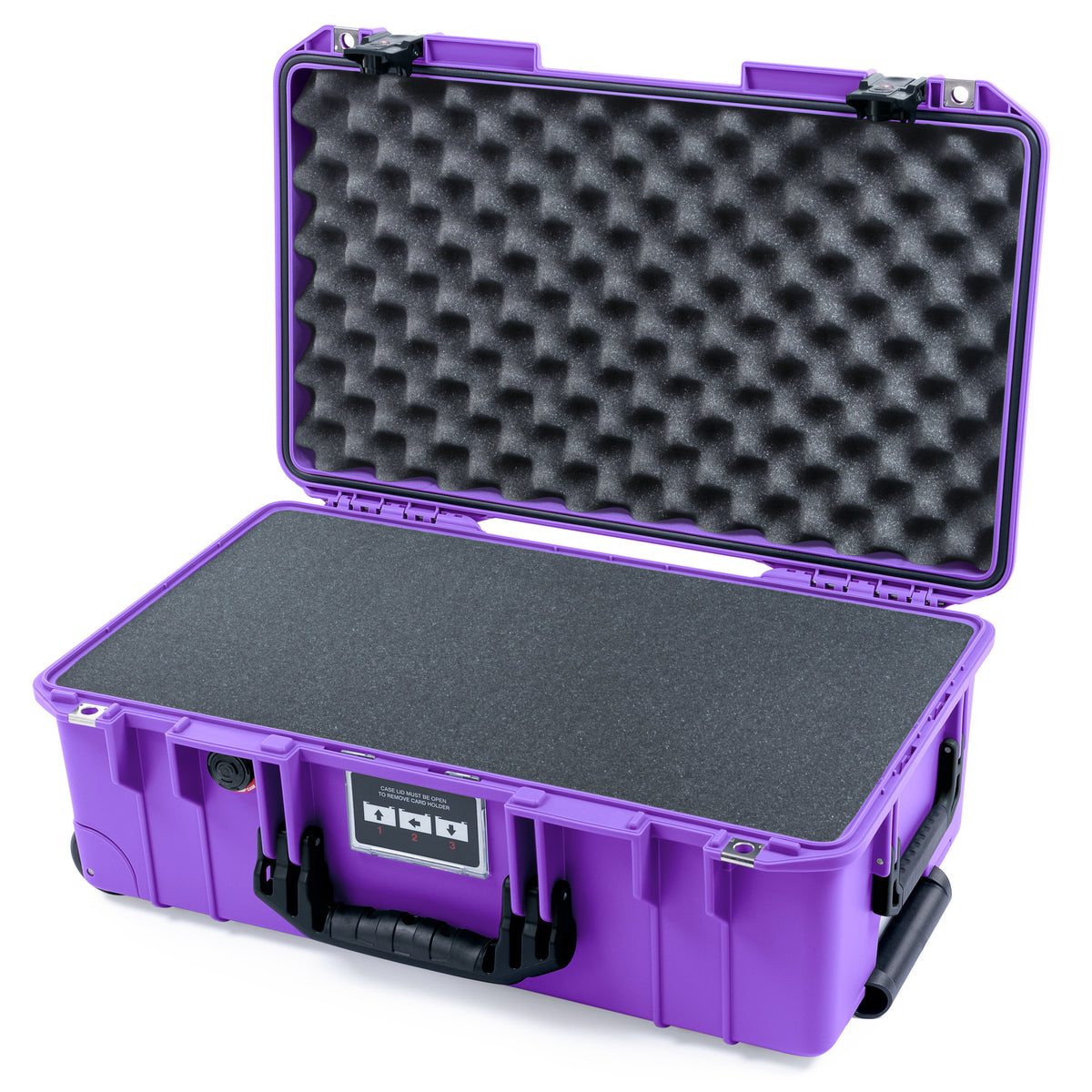 Pelican 1535 Air Carry-on Case - Galaxy Purple &amp; Black TSA Latches