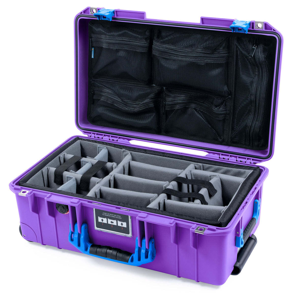 Pelican 1535 Air Carry-on Case - Galaxy Purple &amp; Blue